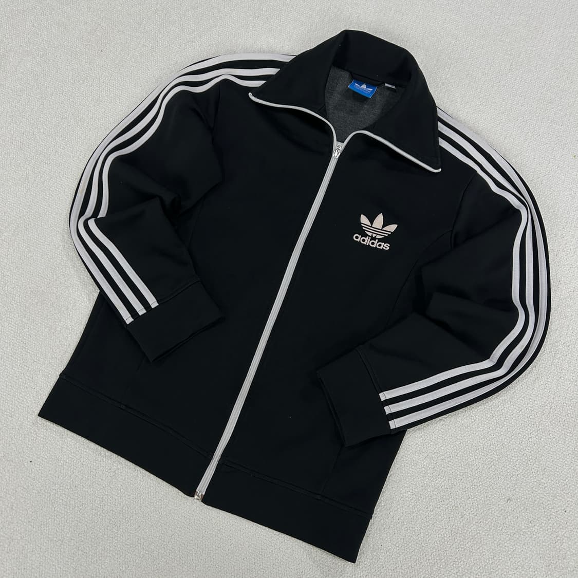 아디다스 유로파 불꽃 져지 삼선 트랙탑 블랙 105 상품이미지1
