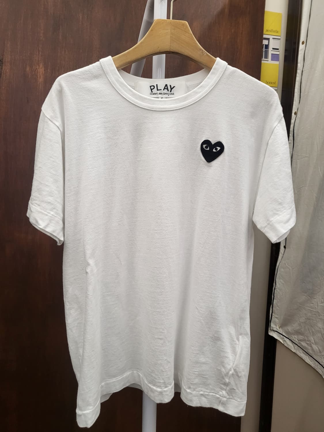 꼼데가르송 블랙하트 반팔 티셔츠 상품이미지1