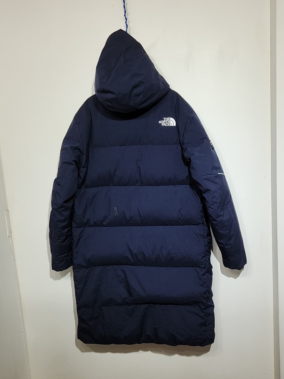노스페이스 거위털 롱패딩 네이비 구스다운 빅사이즈 패딩코트  상품이미지10