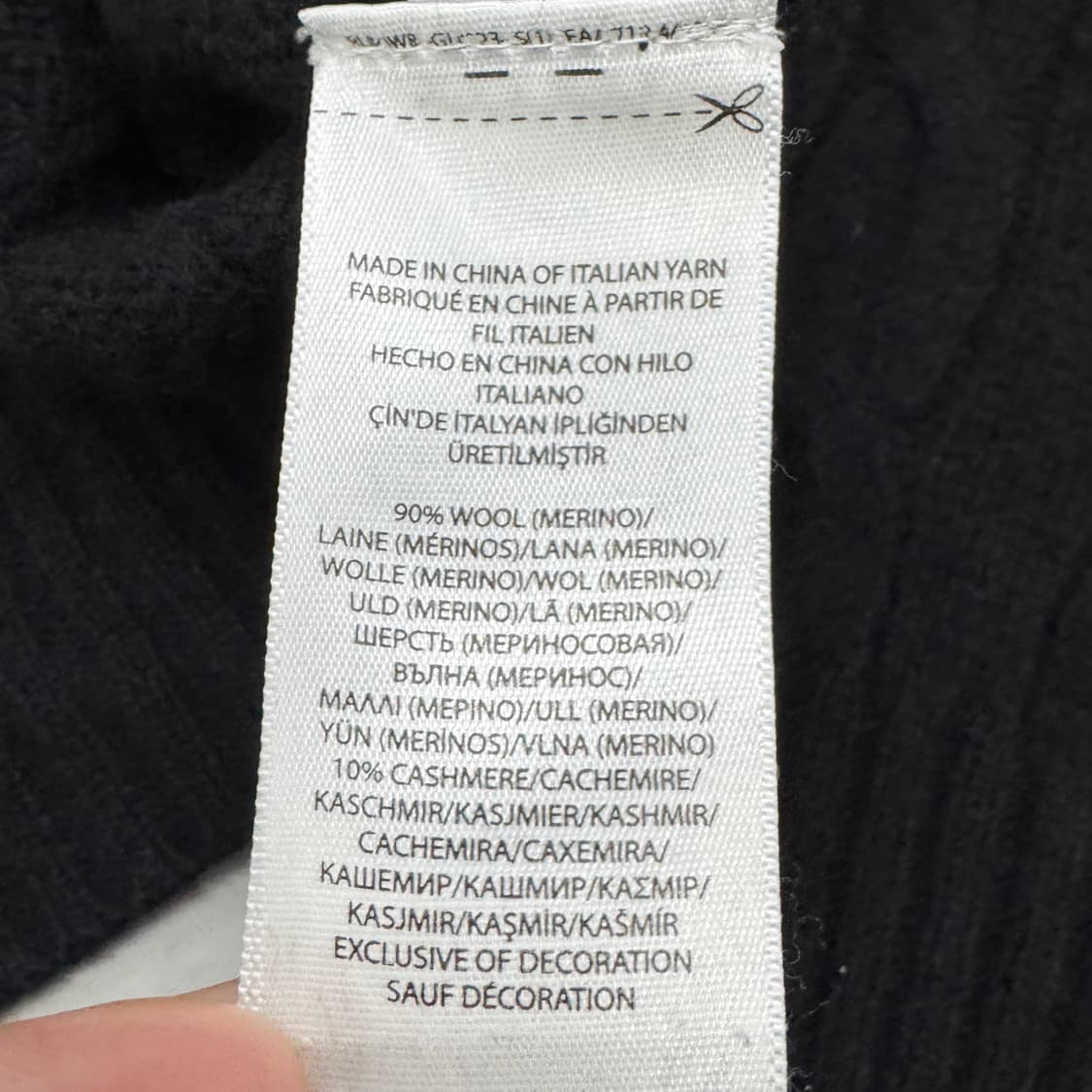 폴로 신형 포니 꽈배기 니트 블랙 상품이미지6