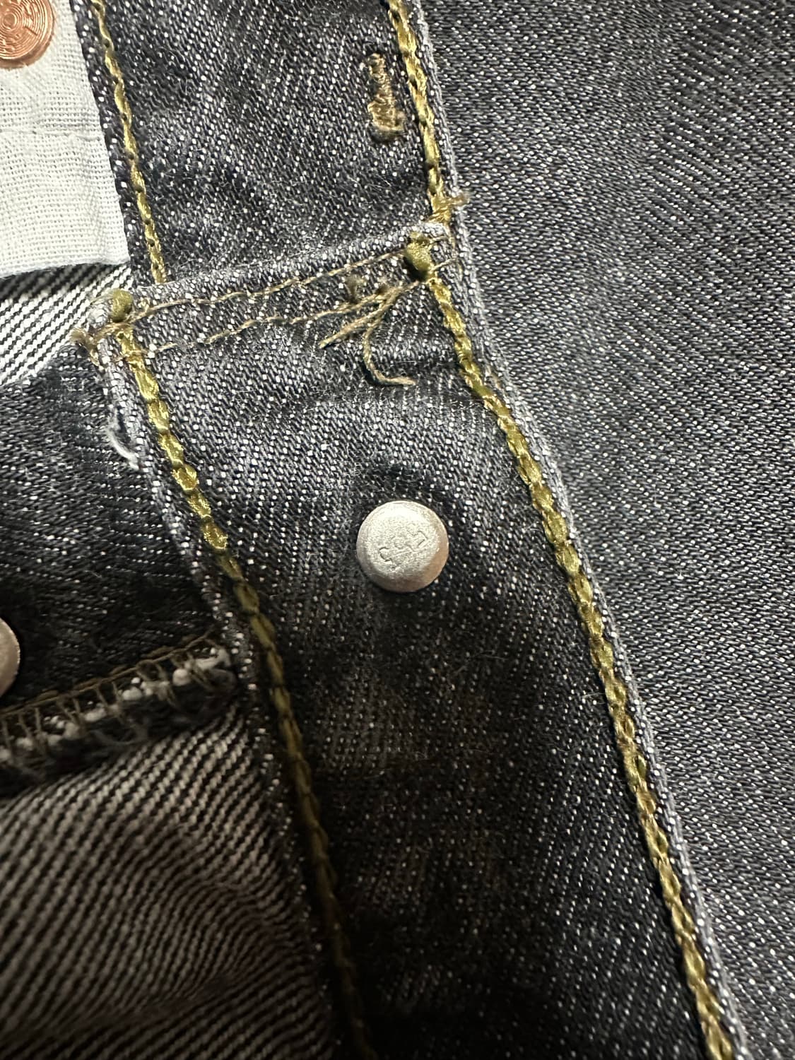 빈티지 리바이스 501 흑청 33 상품이미지7