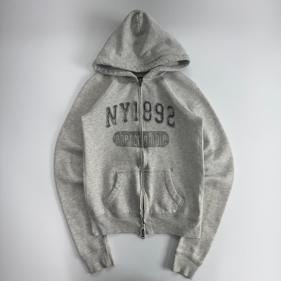 Abercrombie 아베크롬비 그레이 후드집업 상품이미지3