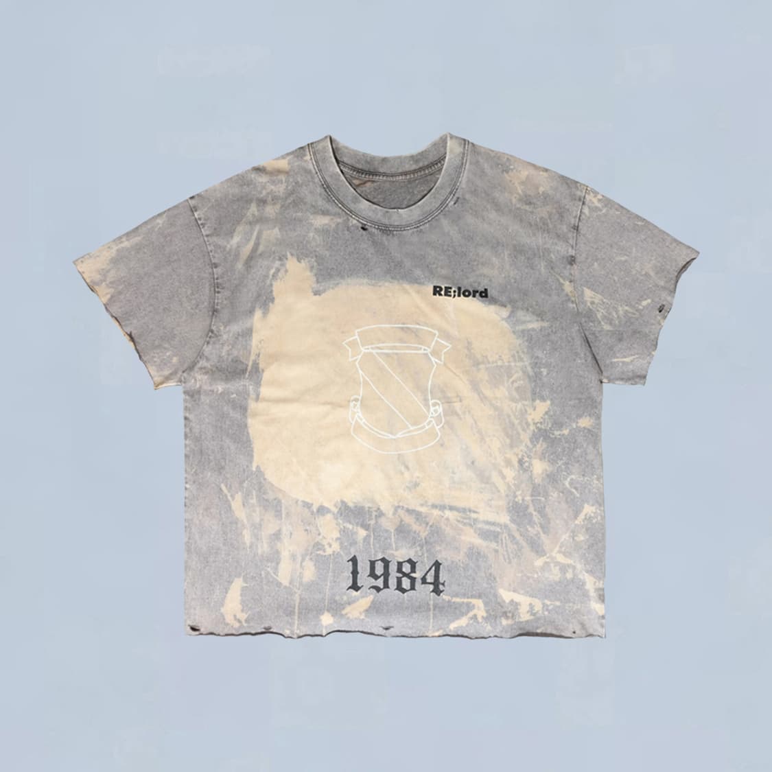 Vintage Wash 1984 semi crop Tee 상품이미지1