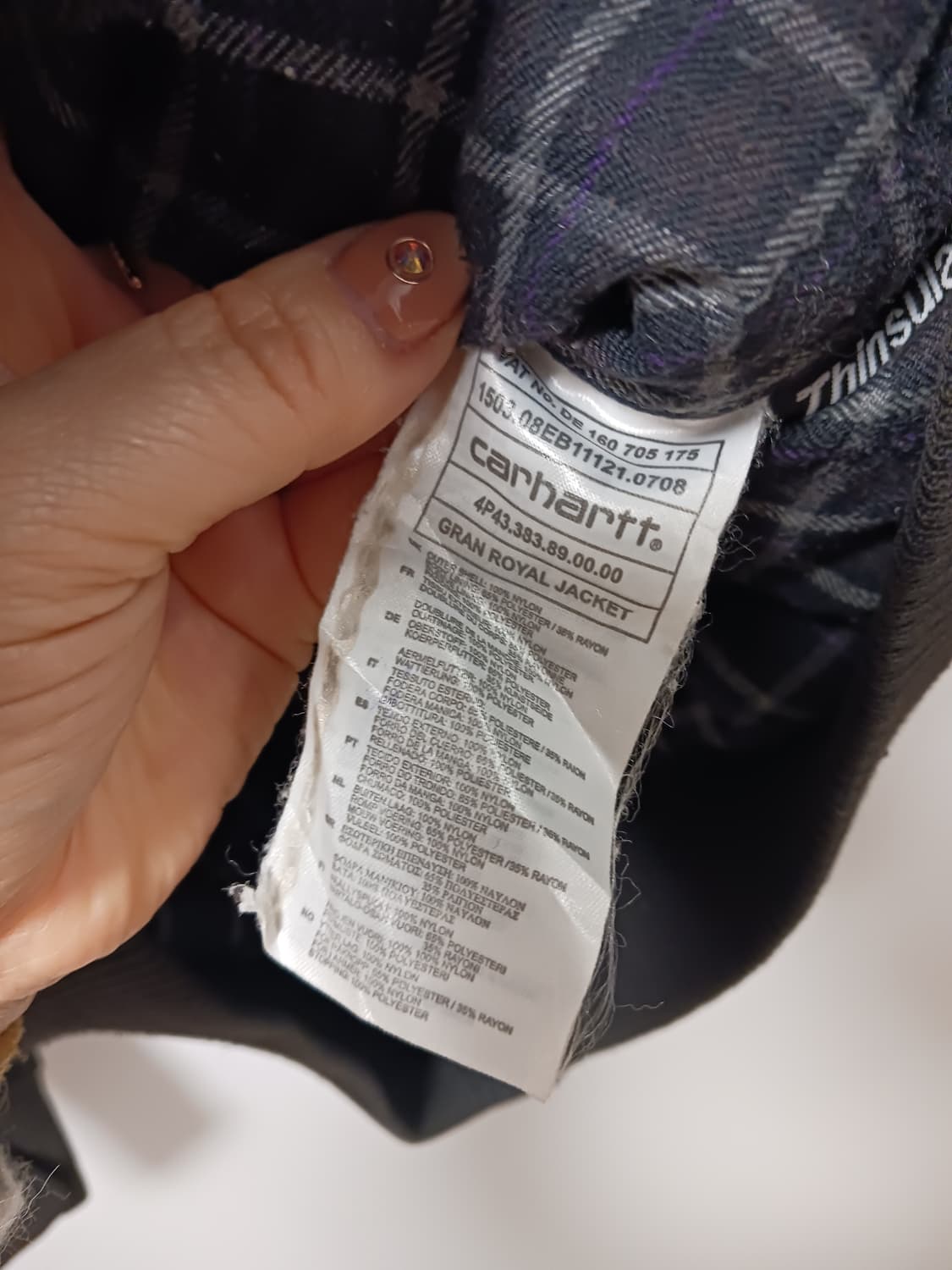 칼하트 코듀라 봄버자켓 상품이미지4