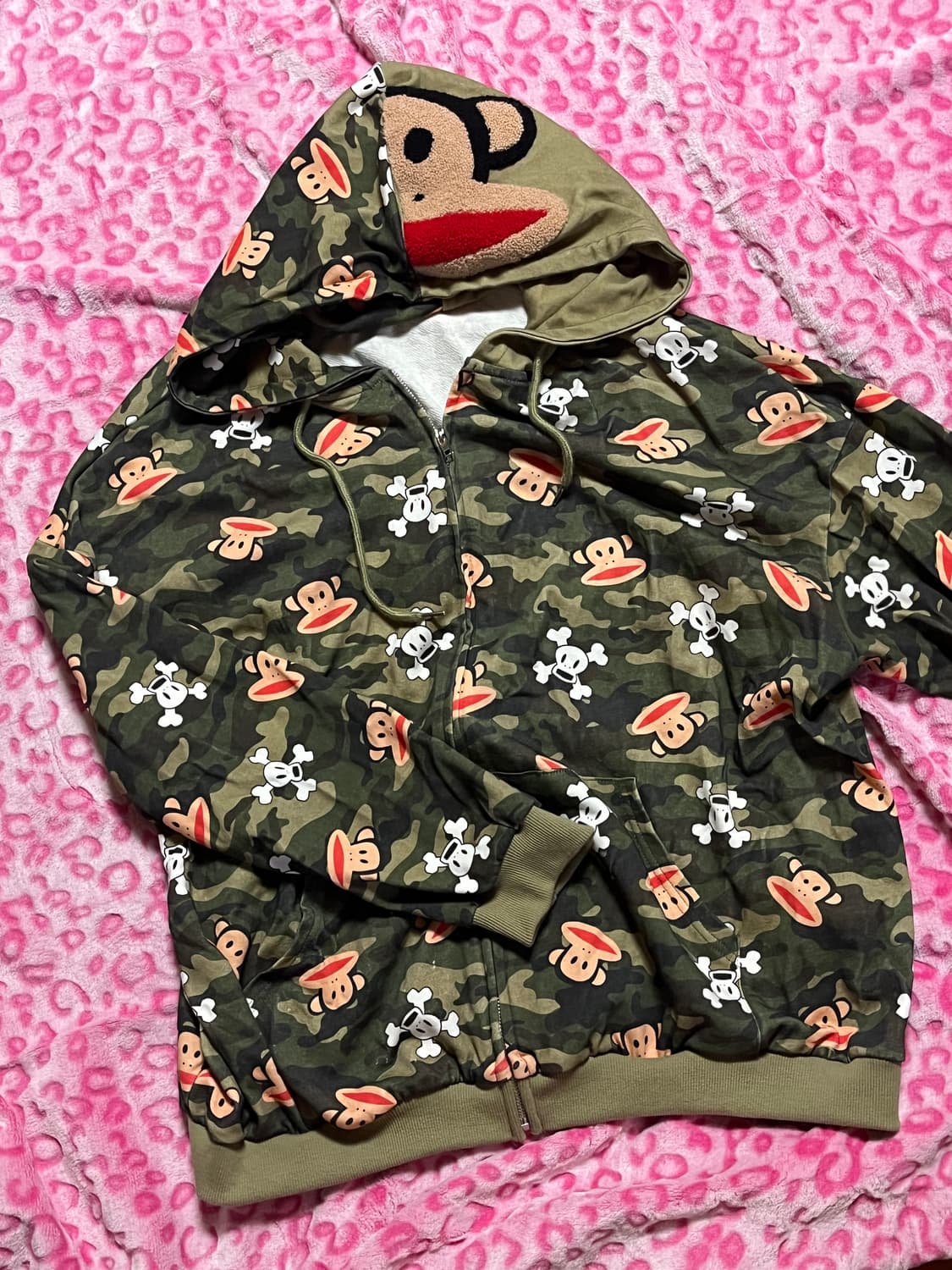 쉬인 롬위 폴프랭크 콜라보 후드집업 L 상품이미지1