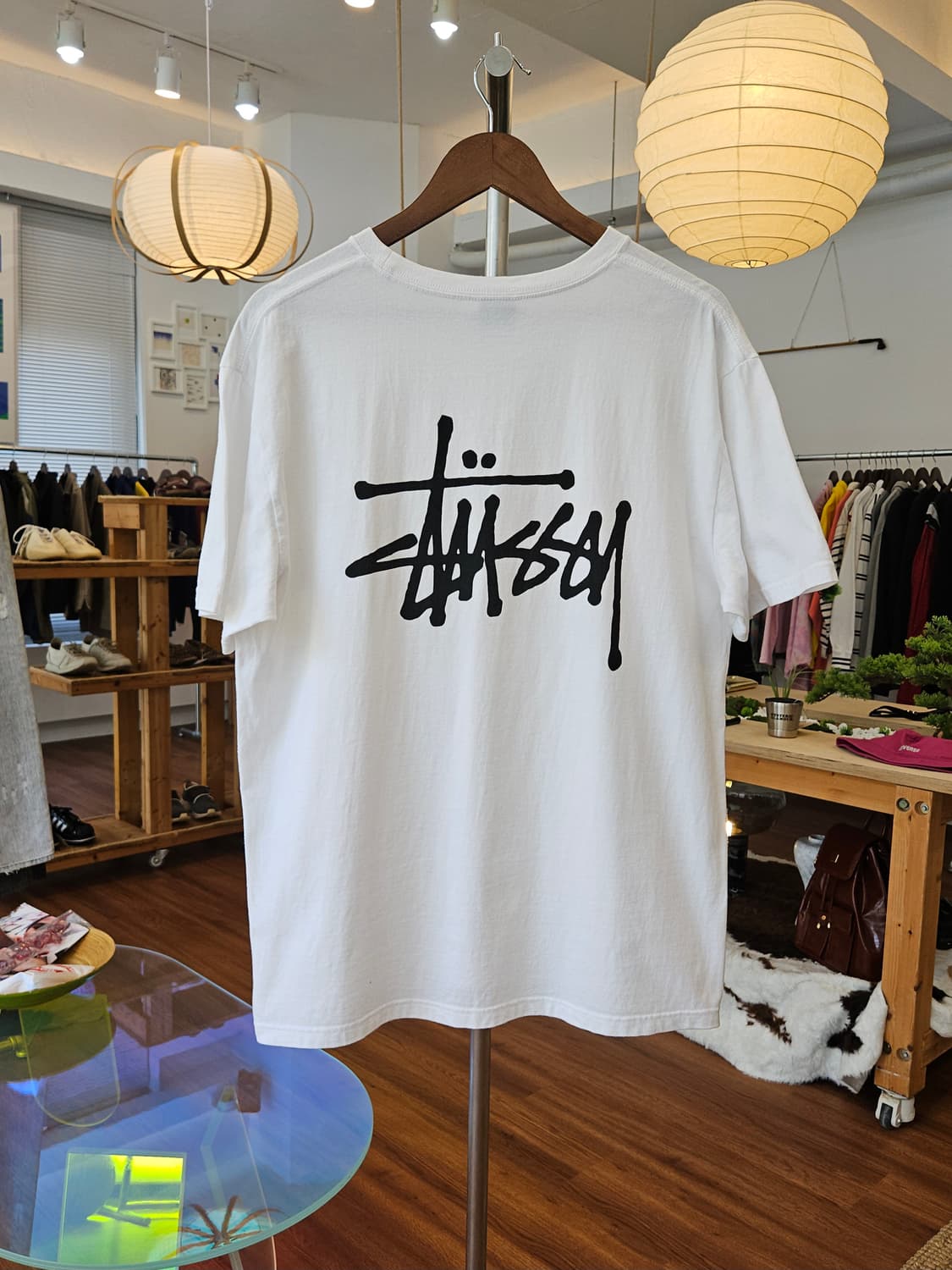 스투시 베이직 로고 티셔츠 상품이미지3