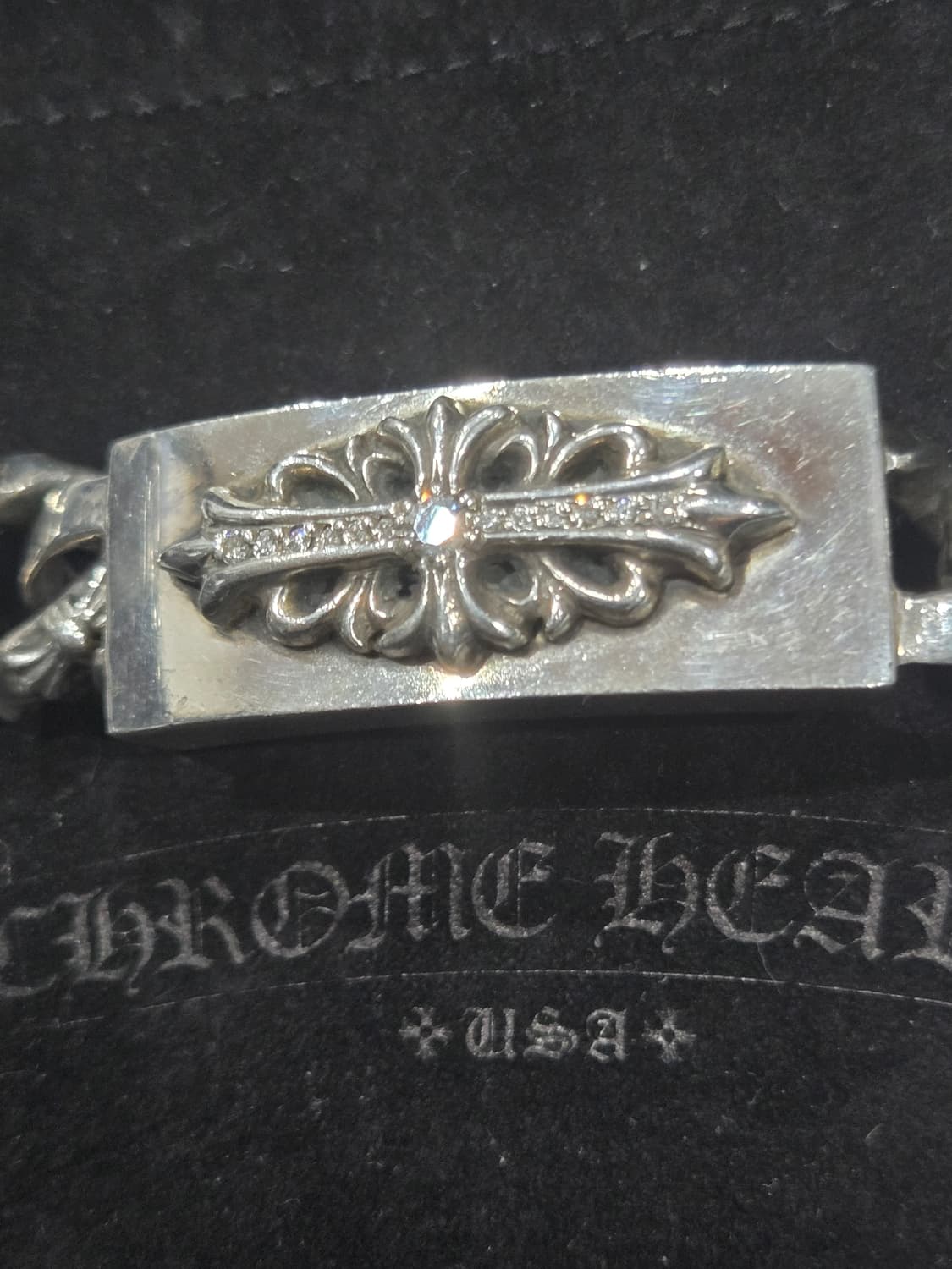 크롬하츠 플로랄펜시 파베 집게 팔찌(정품) 상품이미지4