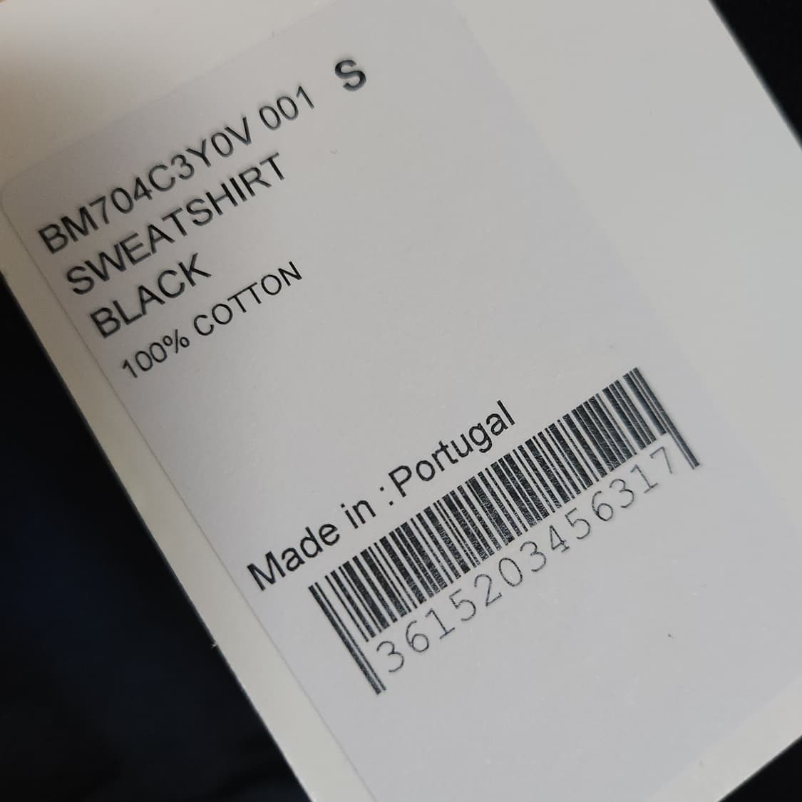 [S] 지방시 블랙 샤크 맨투맨 BM704C3Y0V 상품이미지4