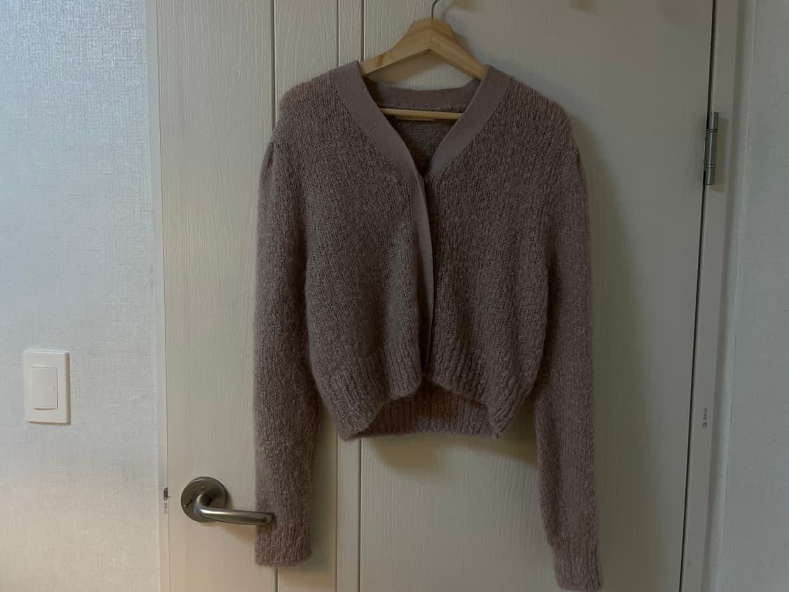 아모멘토 그랜마 가디건 더스트핑크 상품이미지3