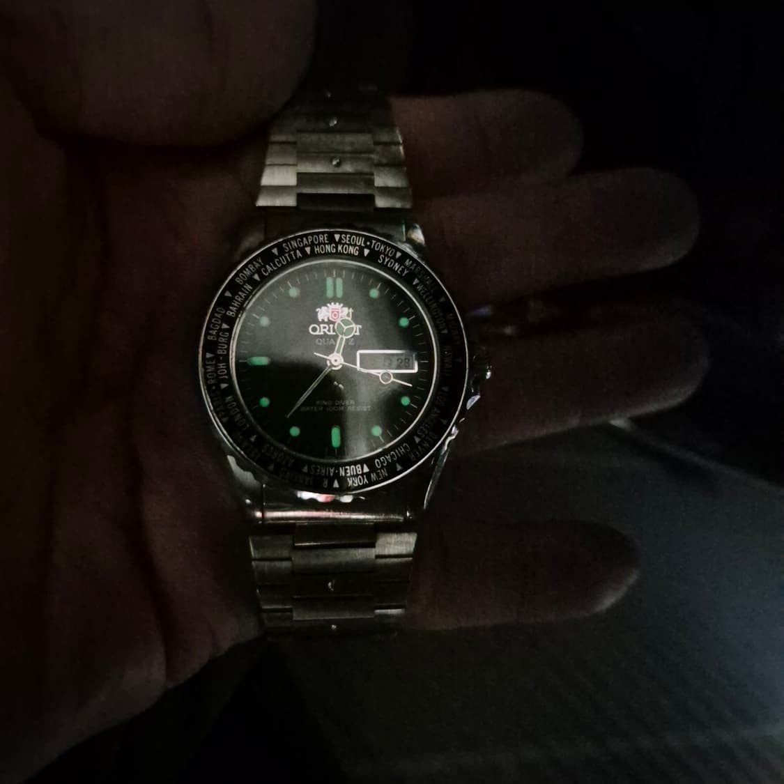 빈티지 오리엔트 킹다이버 월드타임 상품이미지3