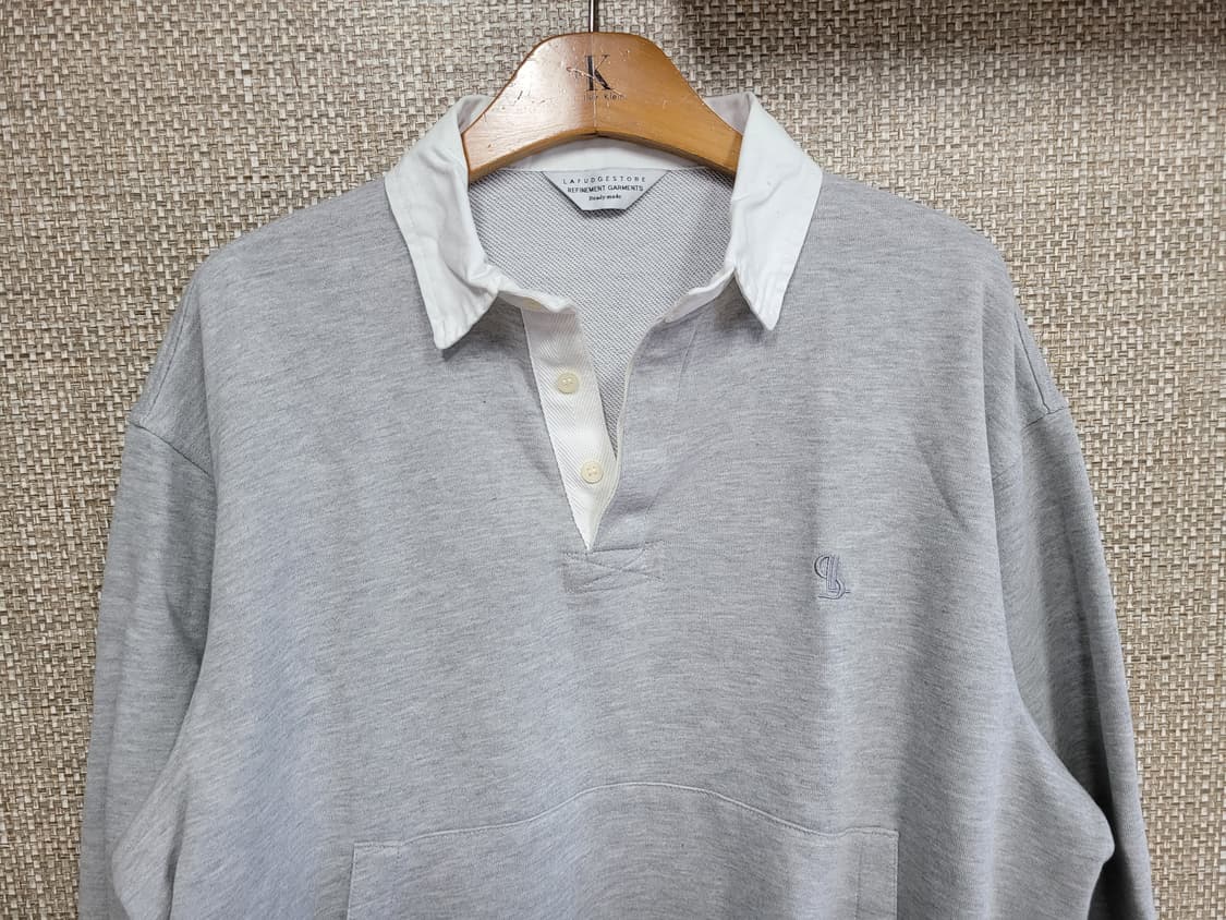 L 105사이즈 라퍼지스토어 오버핏 카라 맨투맨 상품이미지2