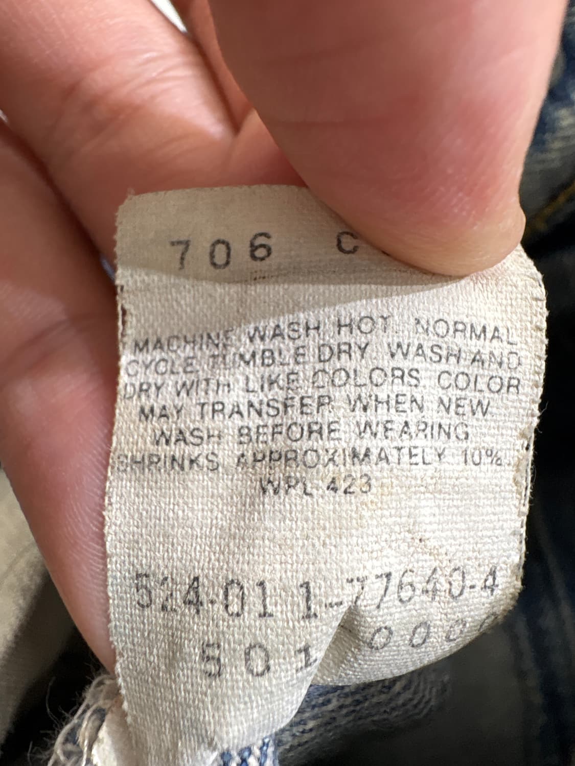 90’s LEVIS (Made in USA) 데님팬츠 상품이미지10