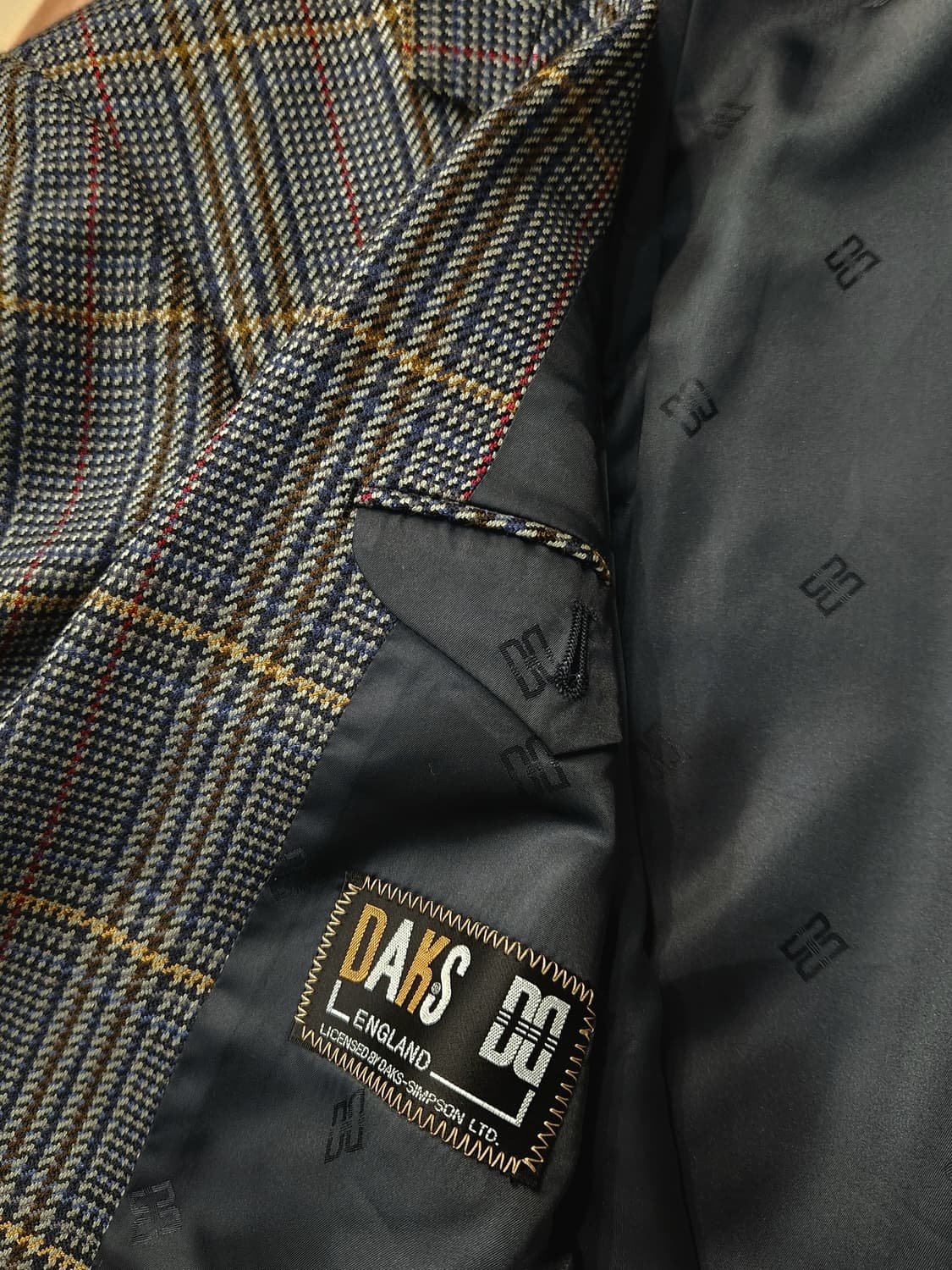 DAKS 닥스 제펜 유니섹스 체크 블레이저 상품이미지9