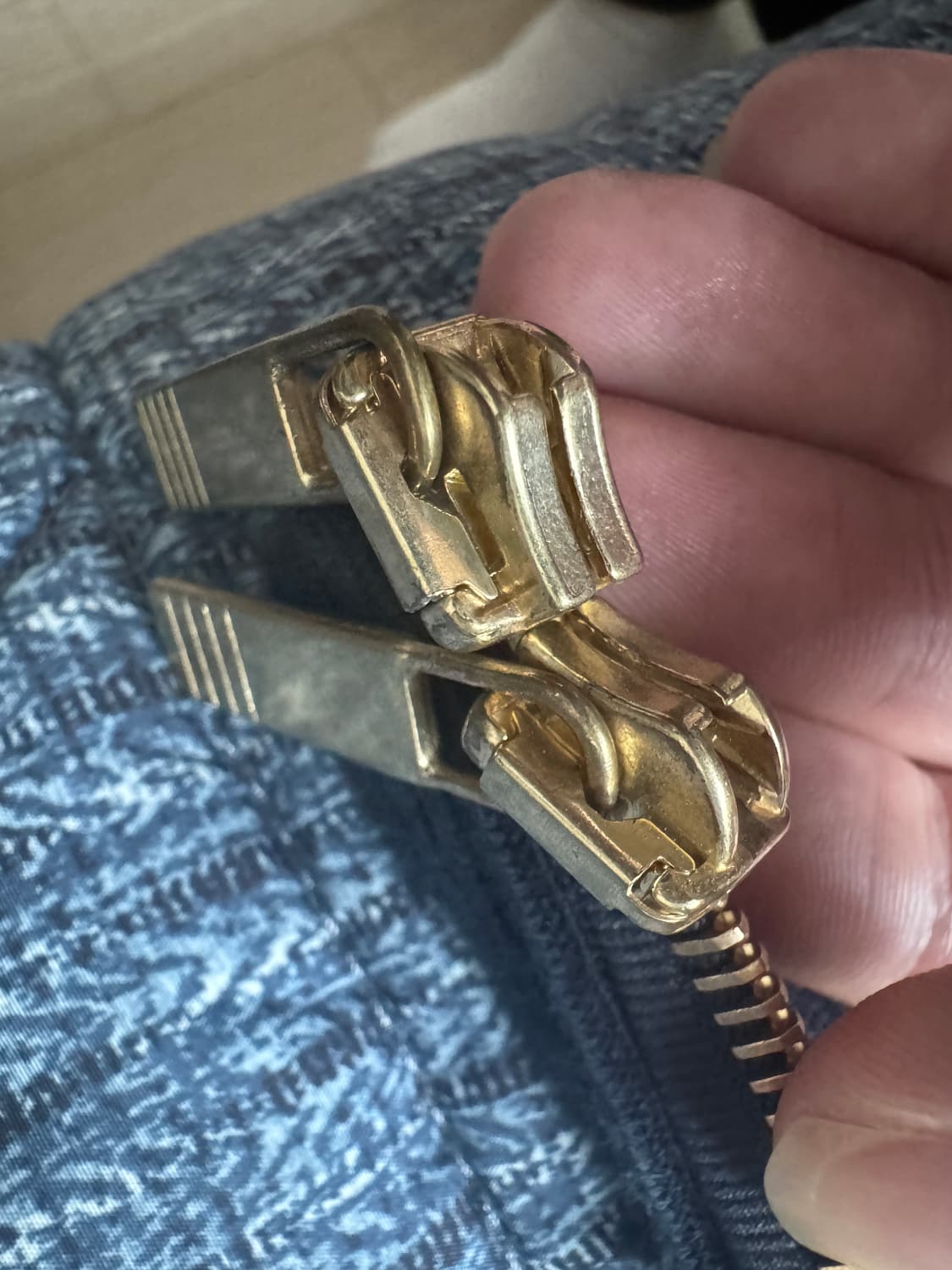 5사이즈 톰브라운 엔지니어드 사선 후드 집업 네이비 상품이미지9