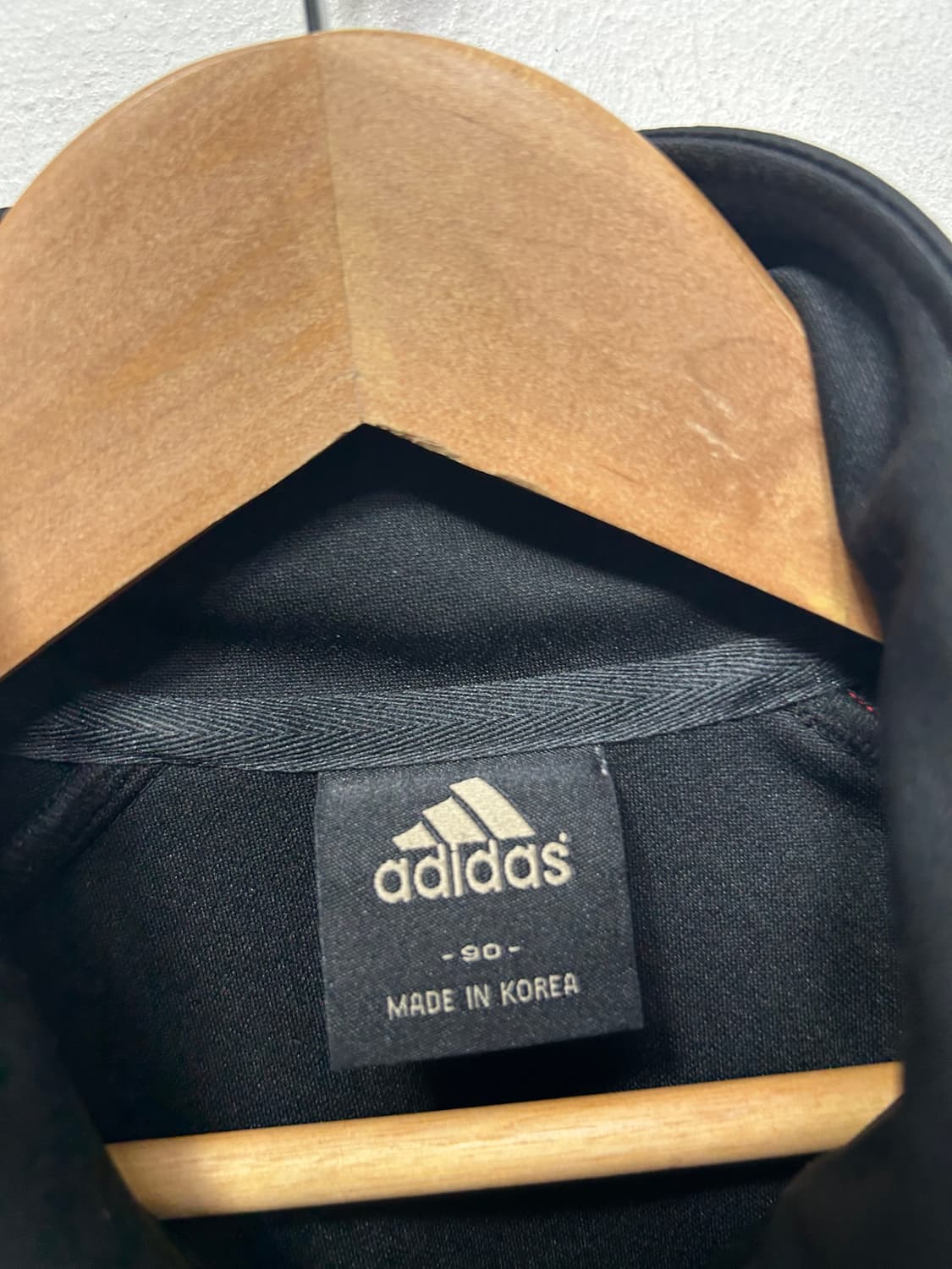 아디다스 레드 블랙 투톤 트랙자켓 집업 S  상품이미지3