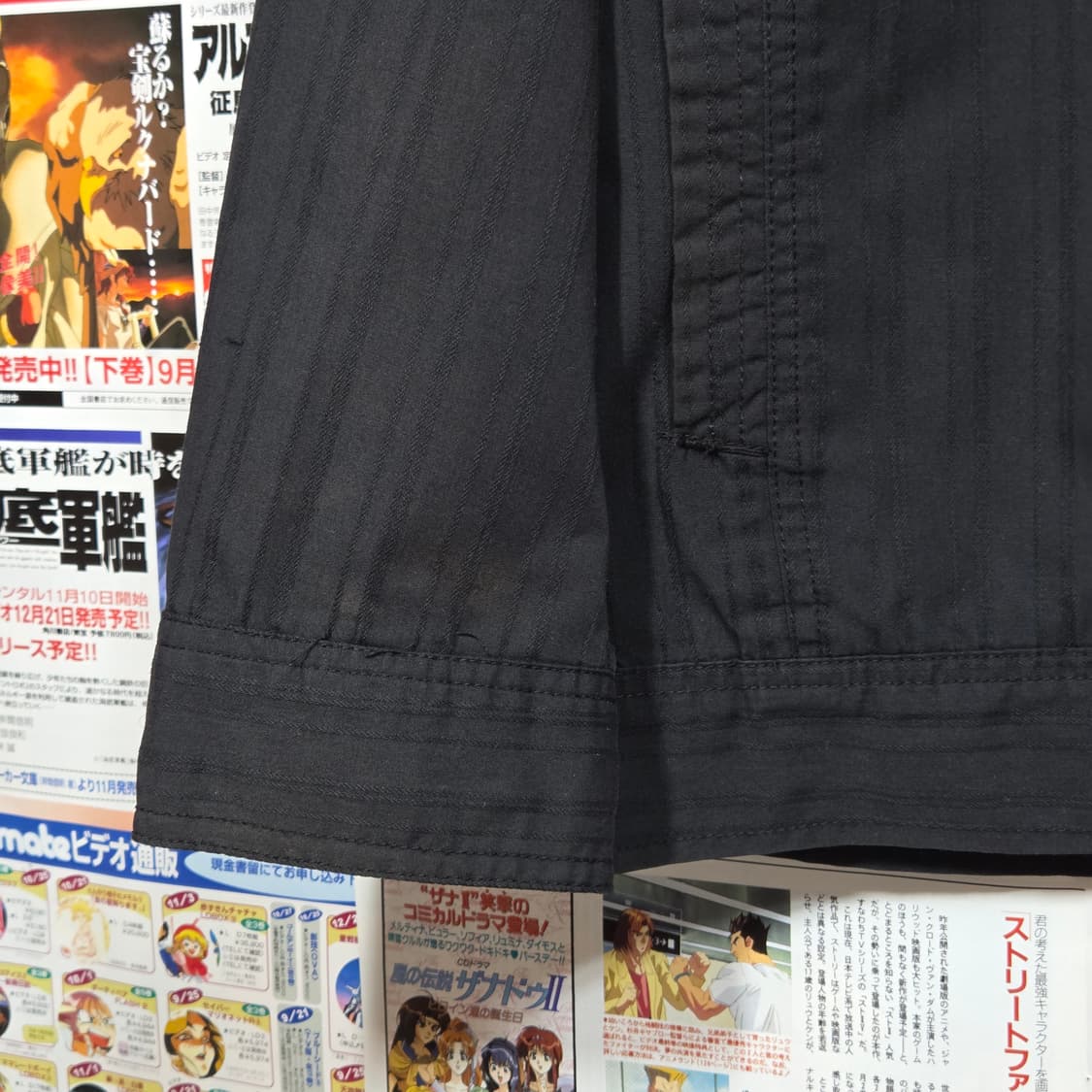 JPN 펑크 락시크 스트라이프 투포켓 셔츠 집업 상품이미지9