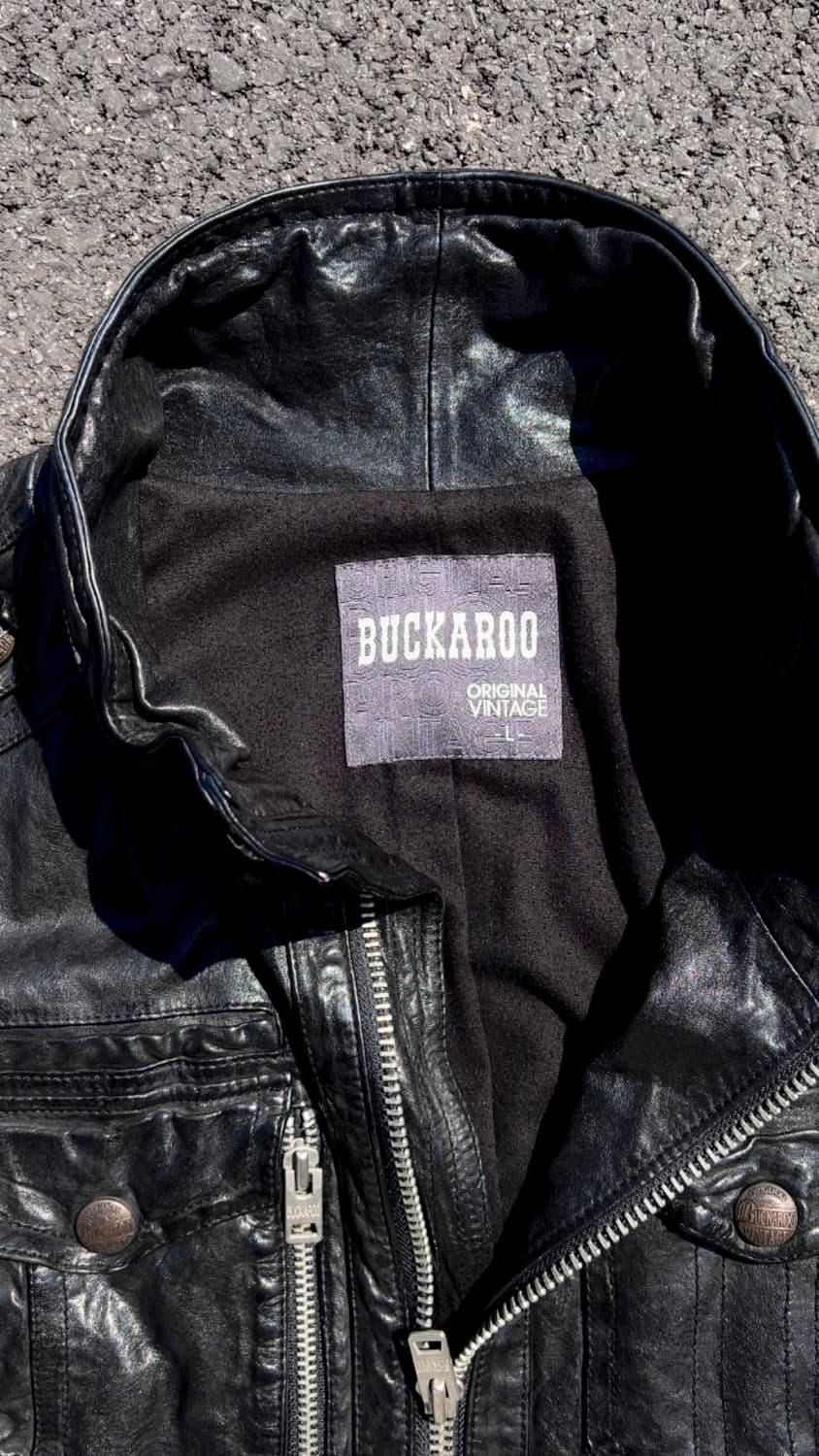 [Vintage]  Buckaroo 프리미엄 레더 m65 자켓 L 상품이미지5