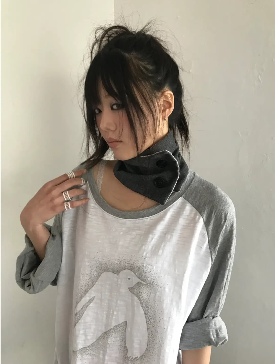 샴 maybesiamese 버드 나그랑 박스 티셔츠 상품이미지1