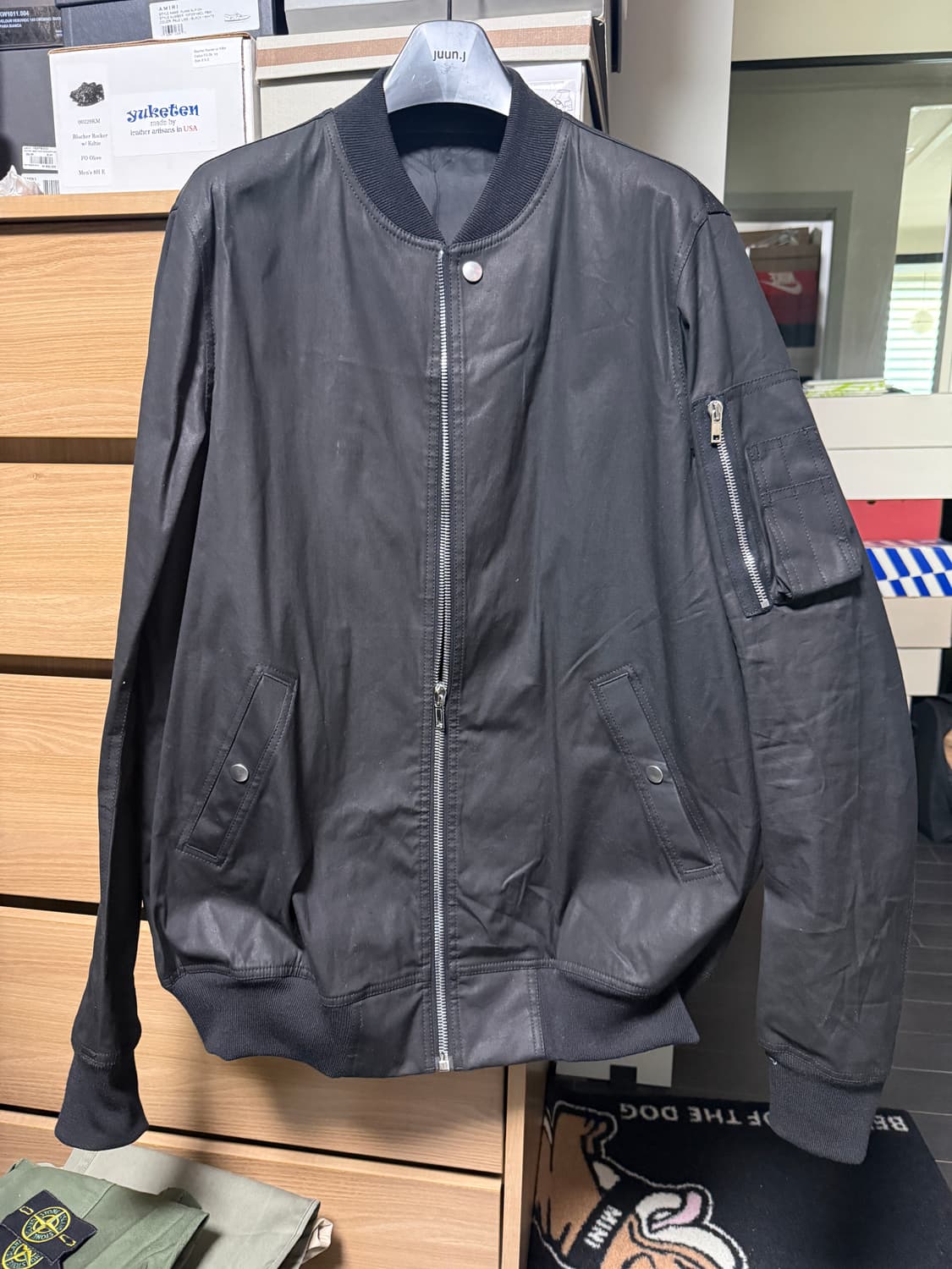 릭고웬스 바벨 라글란 봄버 자켓 te 상품이미지1