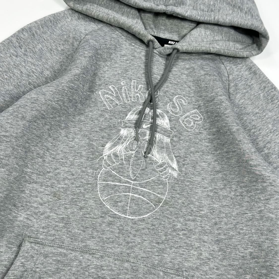나이키 SB 베스킷볼 그레이 후드티 (S) 상품이미지3