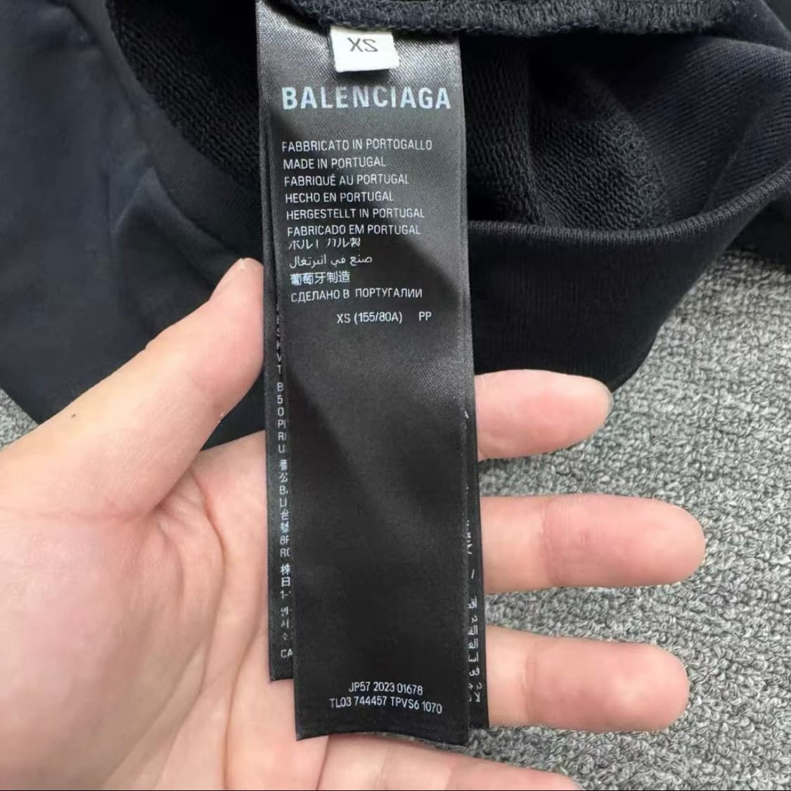 (~2/5까지만) 발렌시아가 사커 후드집업 파리 xs 상품이미지4