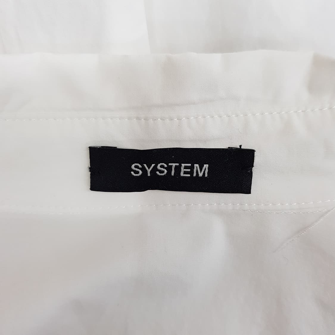 한섬 시스템 2022 레이어드 니트 셔츠 원피스 82-94-160사이즈 상품이미지6