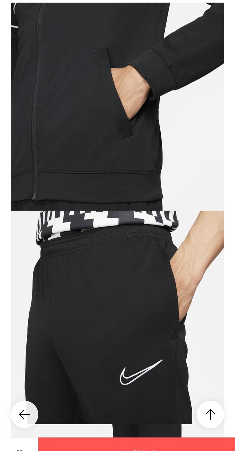 새상품급) 나이키 트레이닝복 드라이 핏 아카데미 트랙수트 트레이닝복 상하 상품이미지4