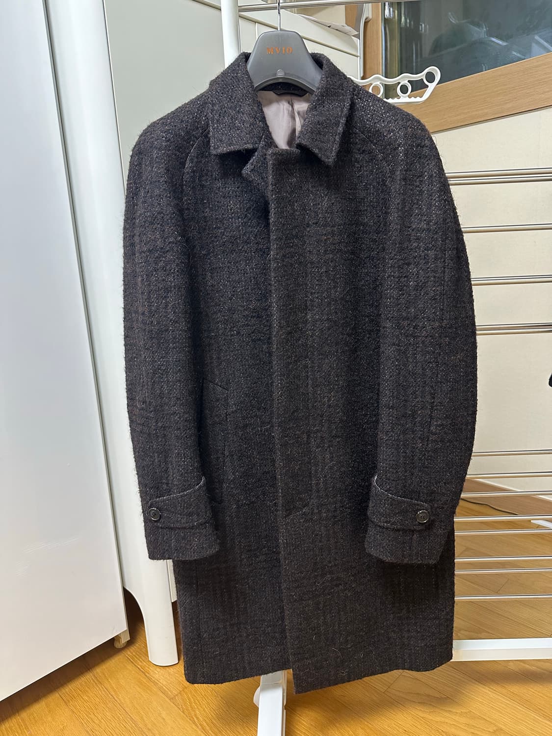 마에스트로 까노니꼬 레글런 알파카 혼방 코트 상품이미지2