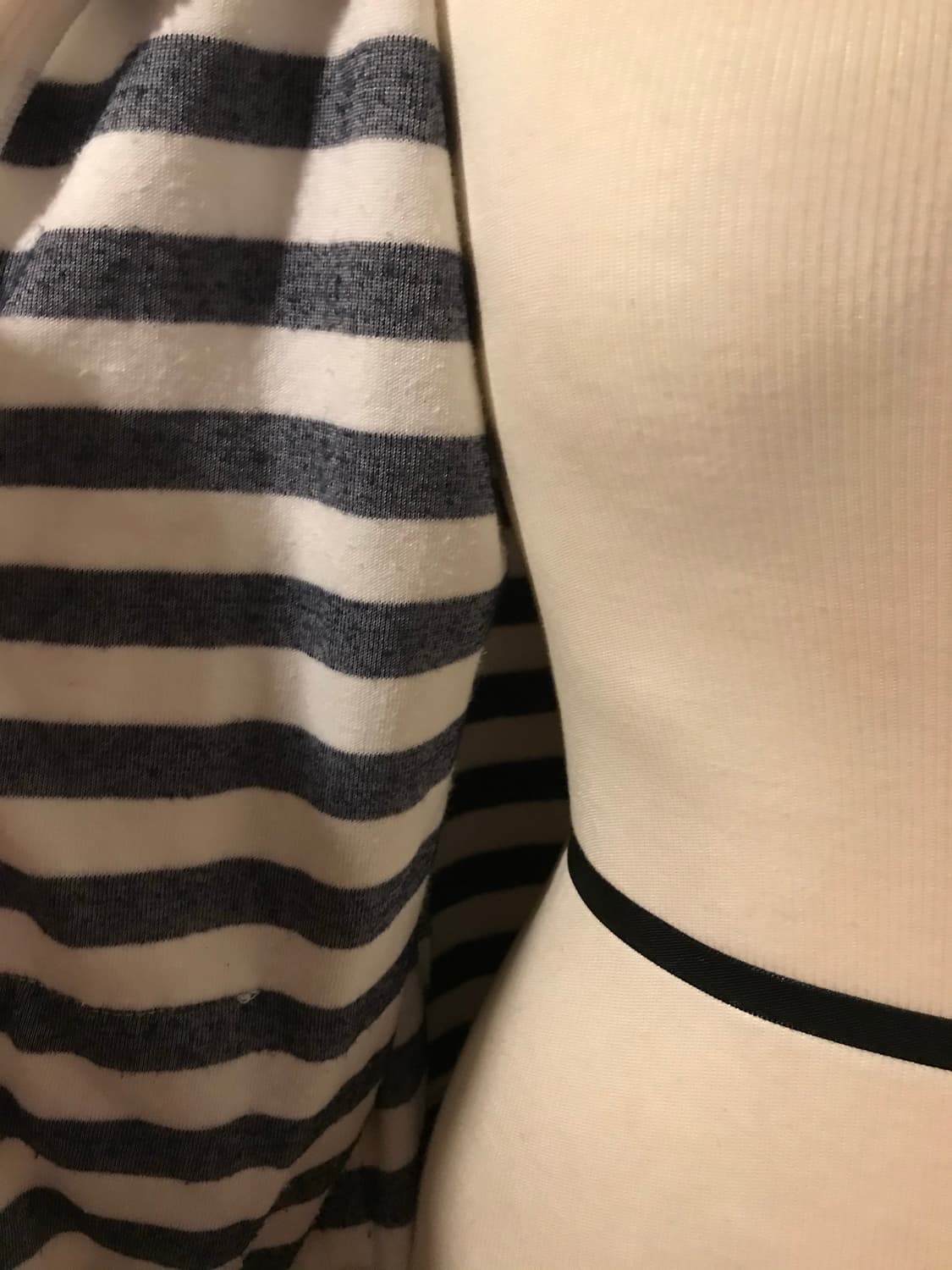 빈티지 스트라이프 레이스 후드집업 상품이미지4