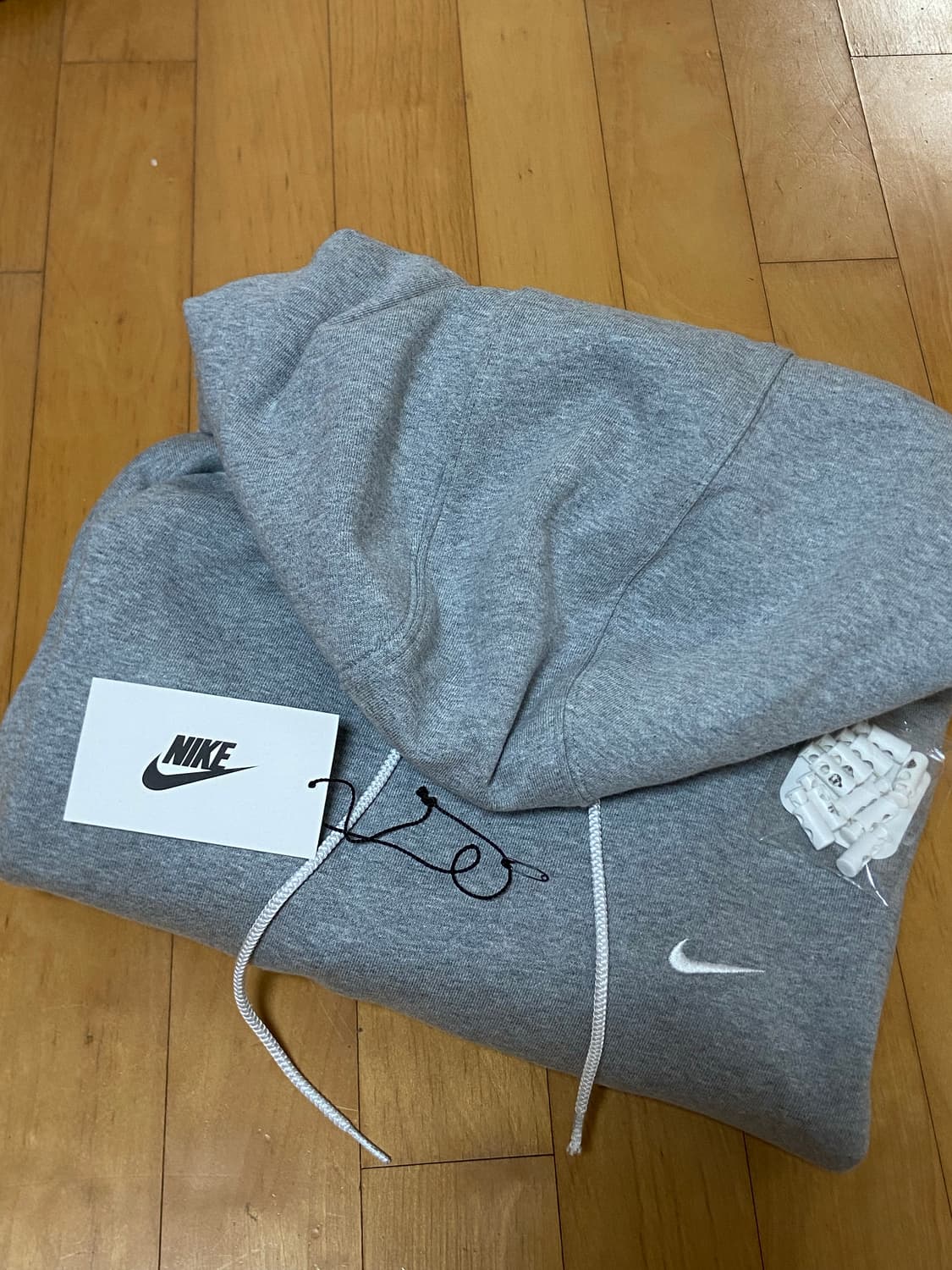 나이키 nrg 솔로스우시 후드 그레이 L (새상품) 상품이미지2