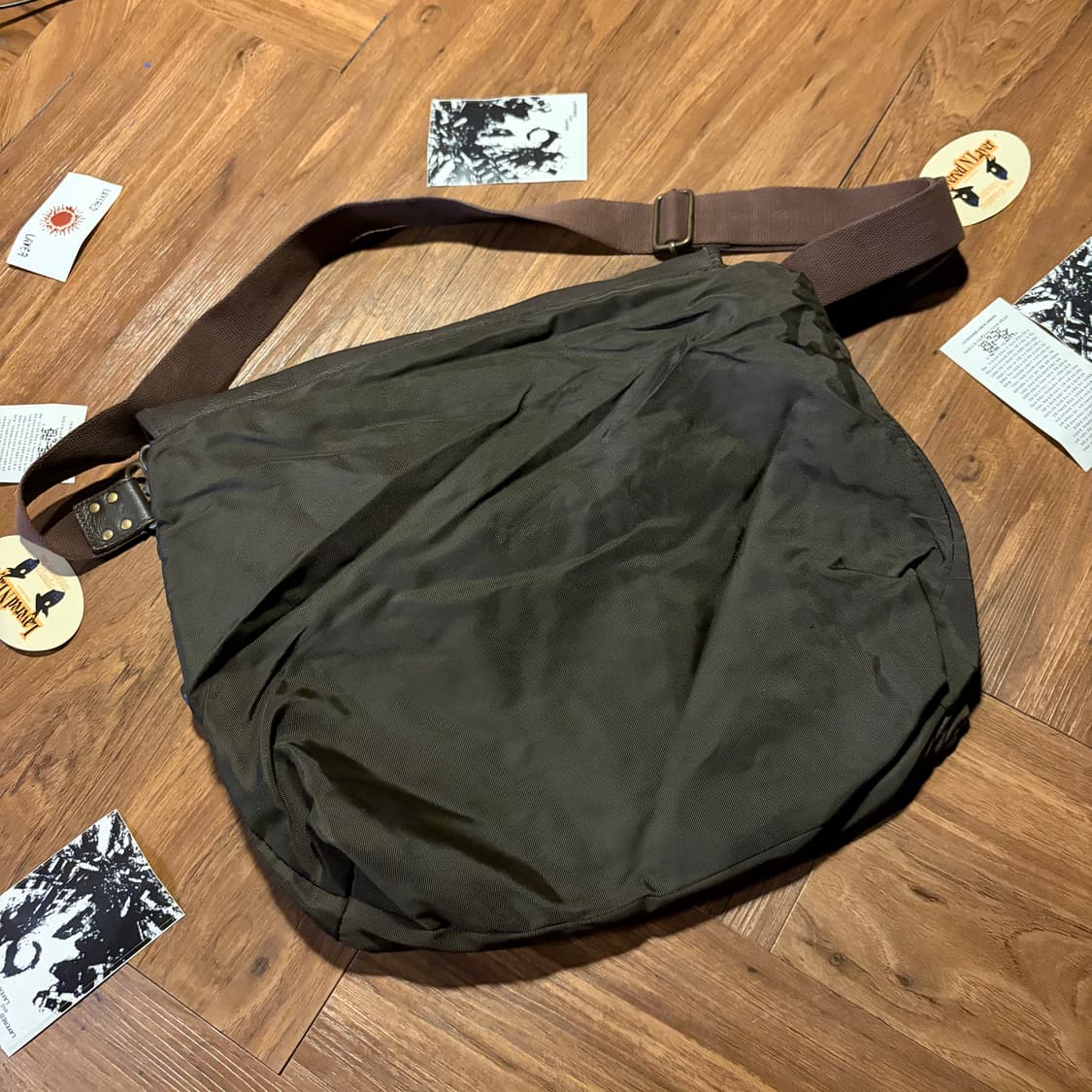 Diesel leather multi flap cross bag 상품이미지6