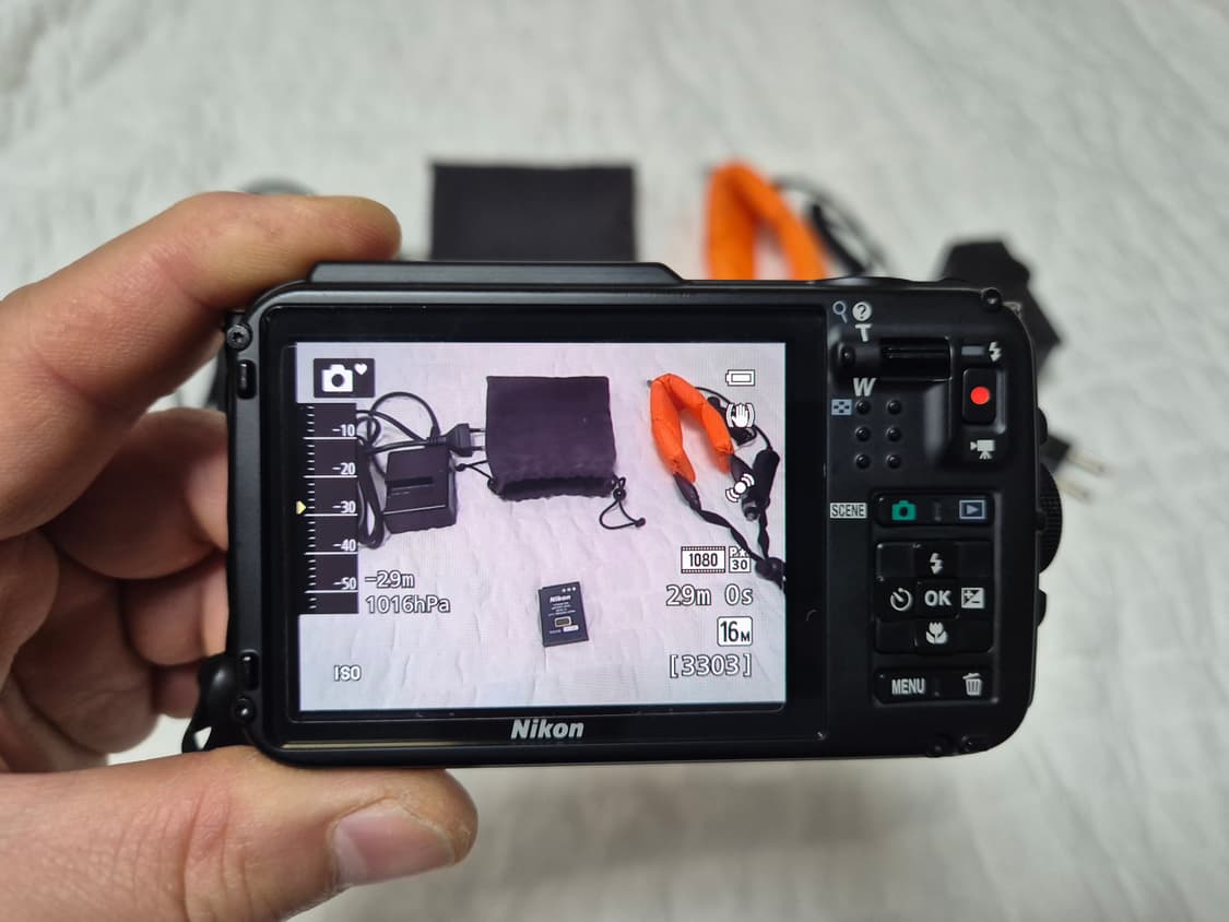 ​[A급/Wi-Fi] 니콘 쿨픽스 AW110s 오렌지 🧡 배터리 2개 상품이미지2