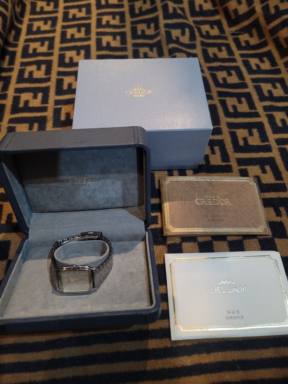 세이코 크레도르 사각 시계 풀박스  상품이미지1