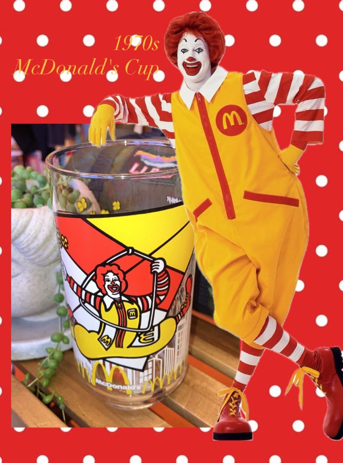 1970s 맥도날드 유리컵 상품이미지1