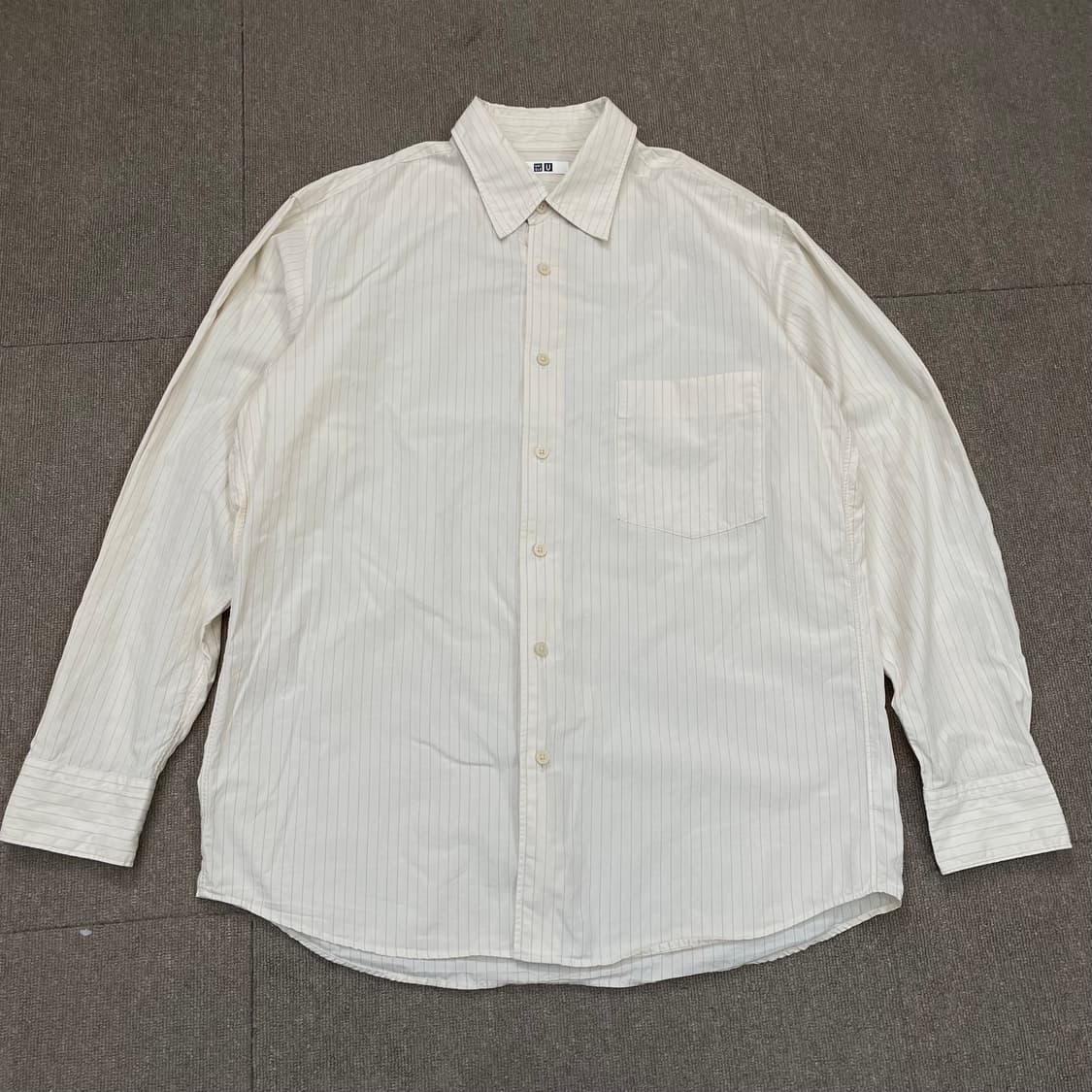 uniqlo u 유니클로u 스트라이프 셔츠 L 상품이미지1