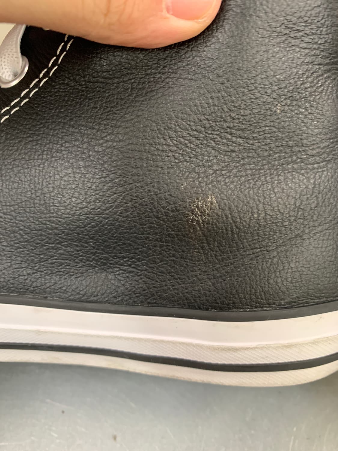 컨버스 올스타 레더 하이 블랙 280 상품이미지7