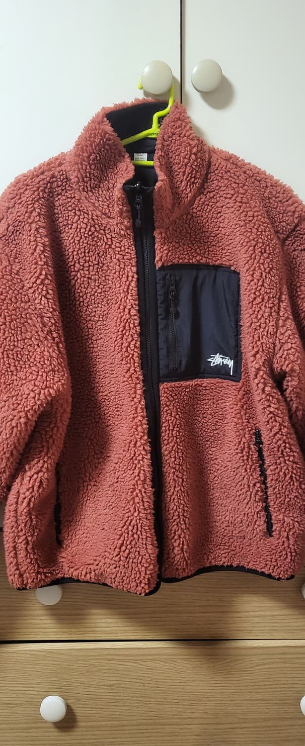 스투시 쉐르파 리버시블 테라코타 L사이즈 상품이미지1