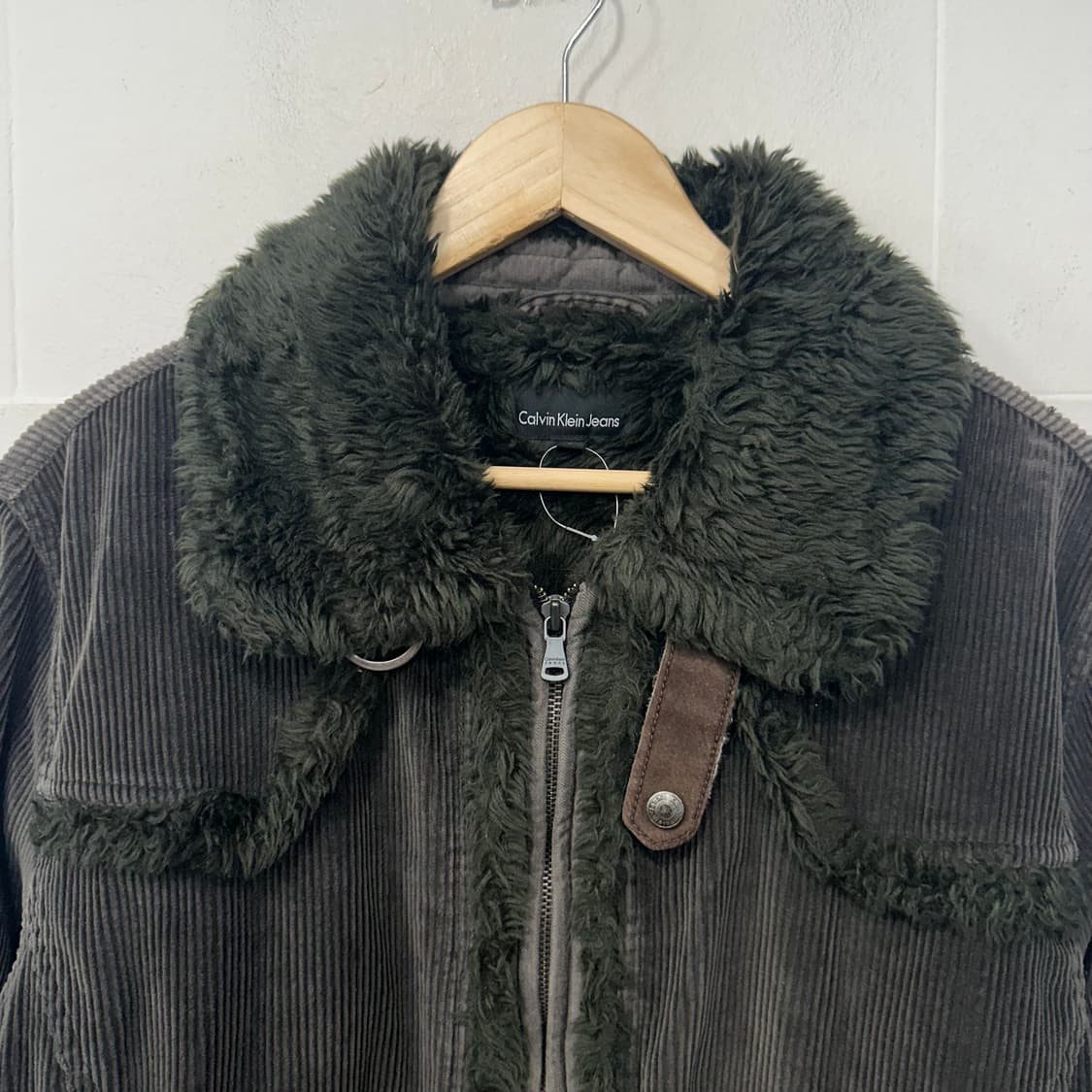 캘빈클라인진 시어링 코듀로이 자켓 상품이미지2