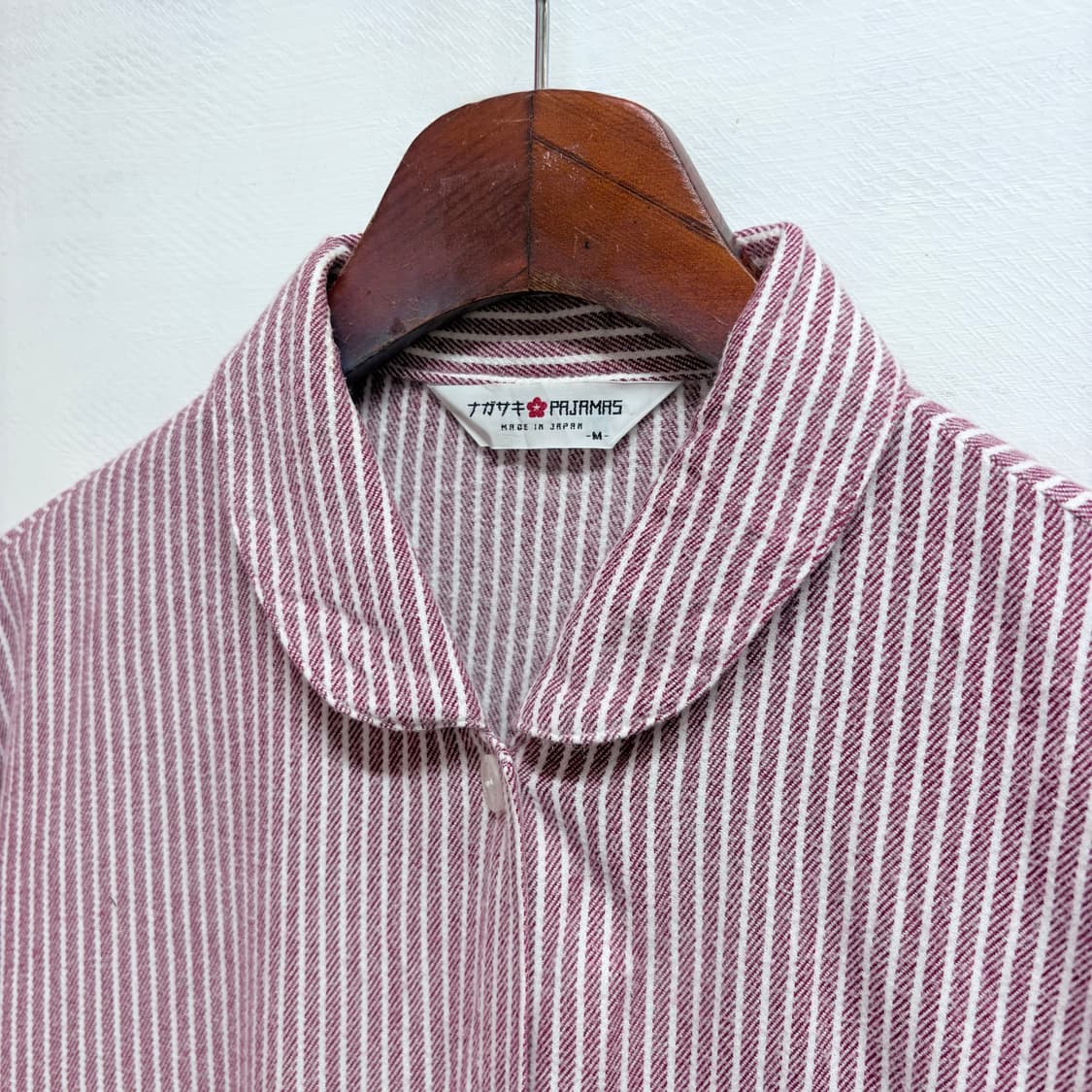 둥근카라 핀스트라이프 마린 셔츠 블라우스  (JPN) 상품이미지4