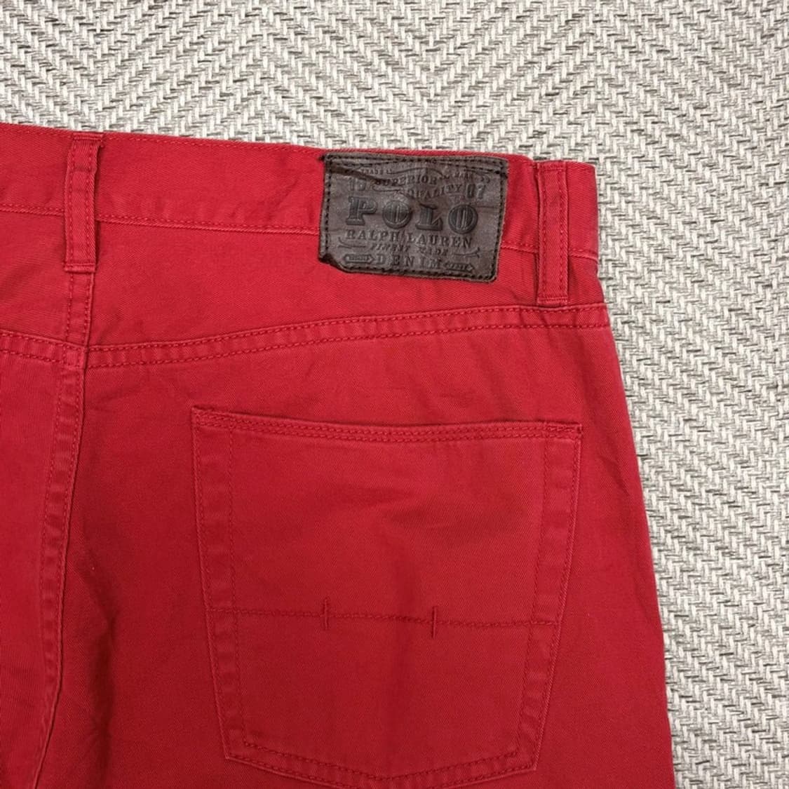 폴로랄프로렌 레드 코튼팬츠 v1100 상품이미지6