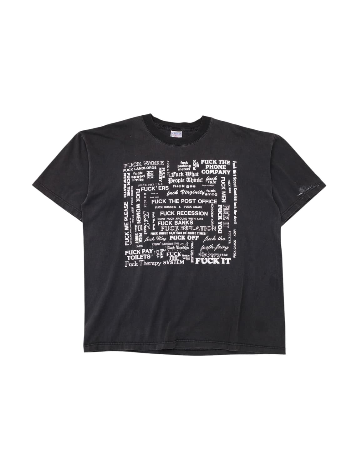 90‘s Fxck 아트워크 티셔츠 상품이미지1