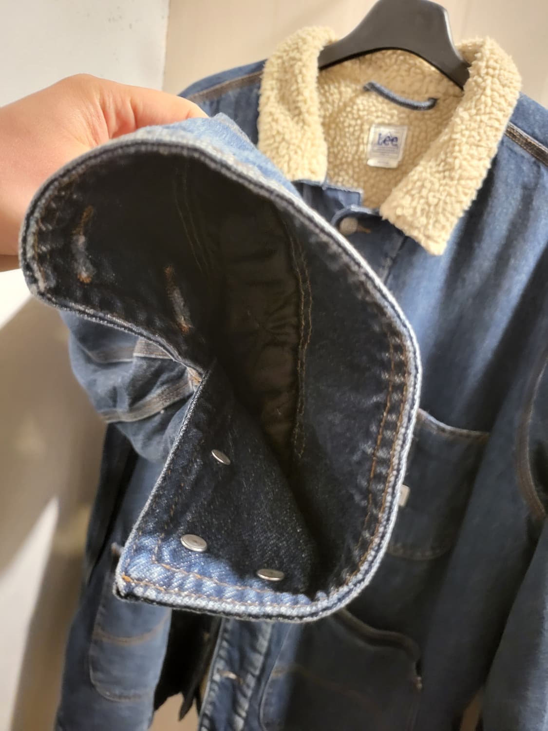 [XL]Lee 리 데님 쉐르파 워크 자켓 상품이미지4