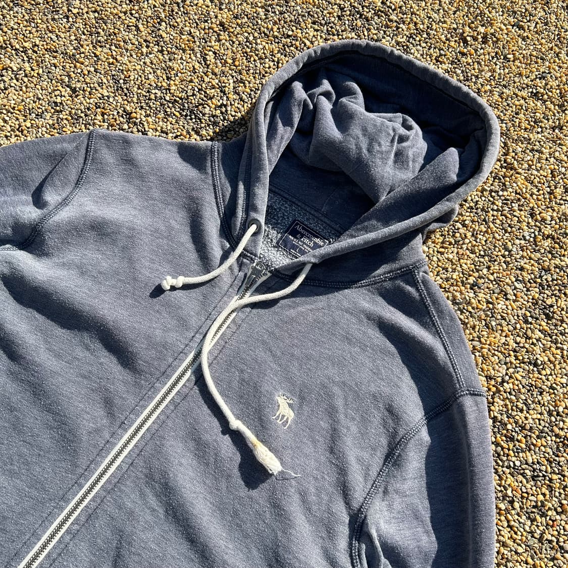 아베크롬비(Abercrombie) 그레이 후드집업 상품이미지2