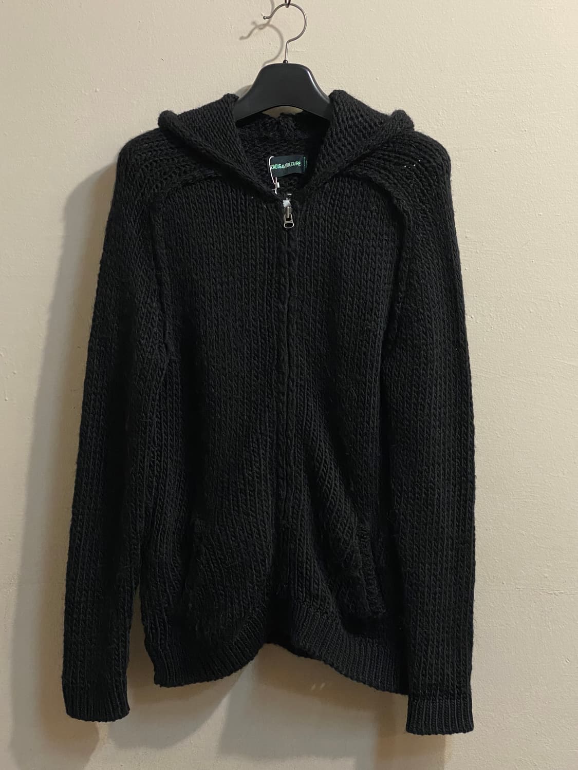 자딕앤볼테르 블랙 니트 집업 가디건 상품이미지7