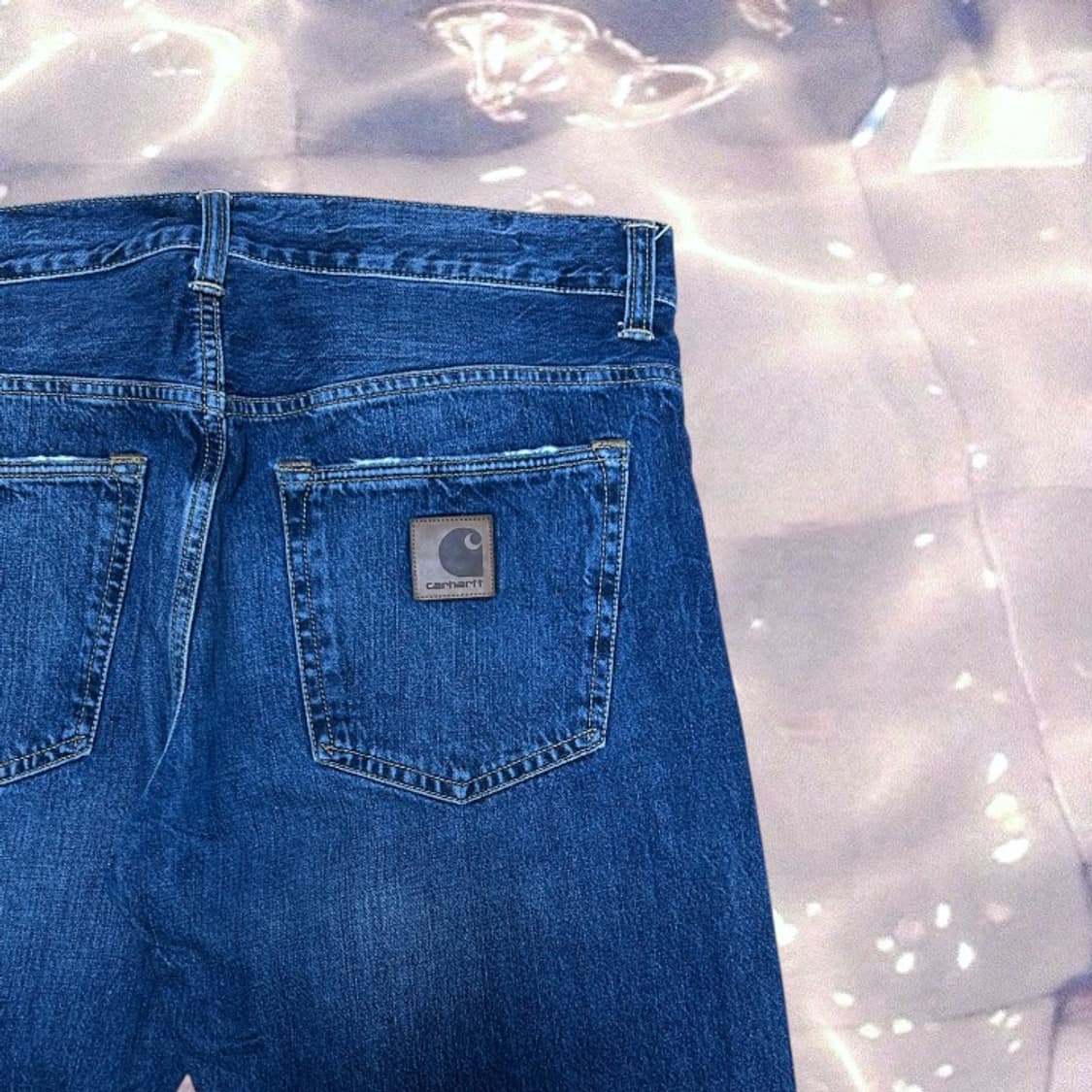 칼하트 중청 진청 와이드 데님 팬츠 36  상품이미지7