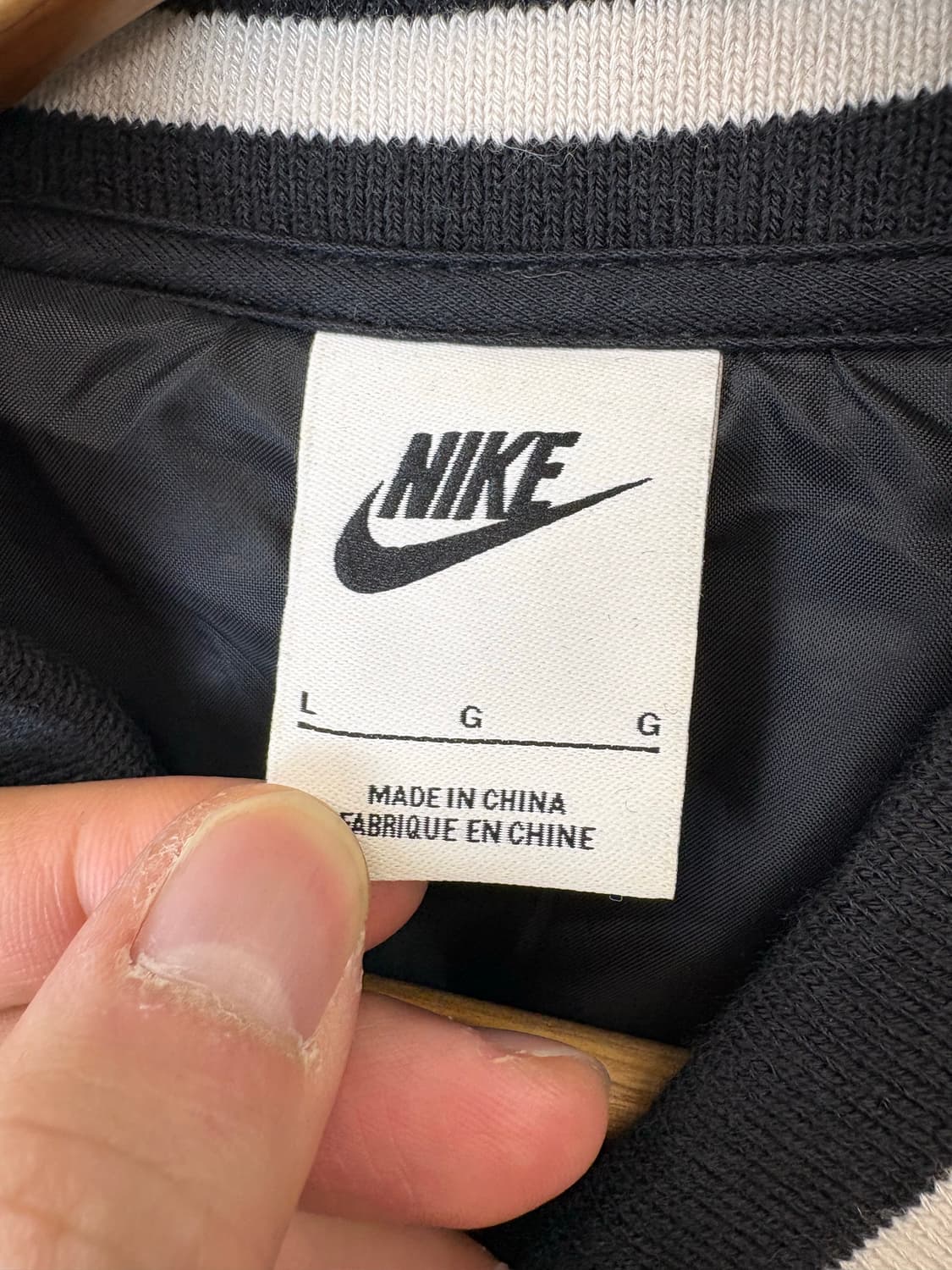 나이키 NSW 어센틱 스우시 바시티 자켓 상품이미지5