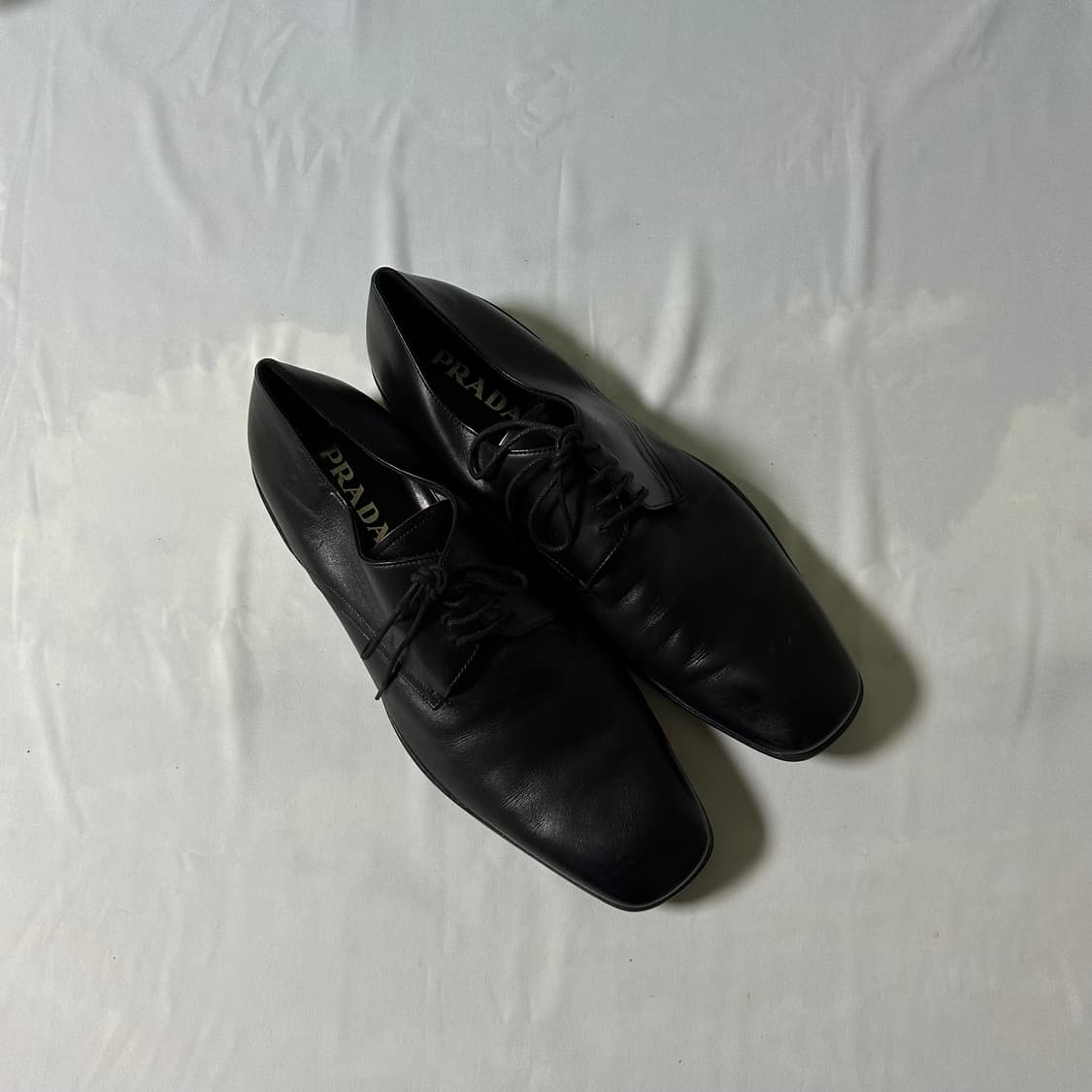 Prada classic semi square toe derby 상품이미지2