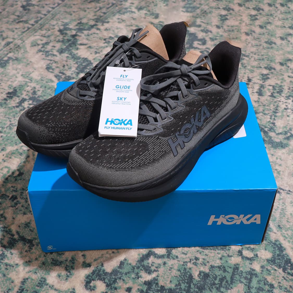 HOKA 호카 마하 6 와이드 러닝화 블랙 265 상품이미지1