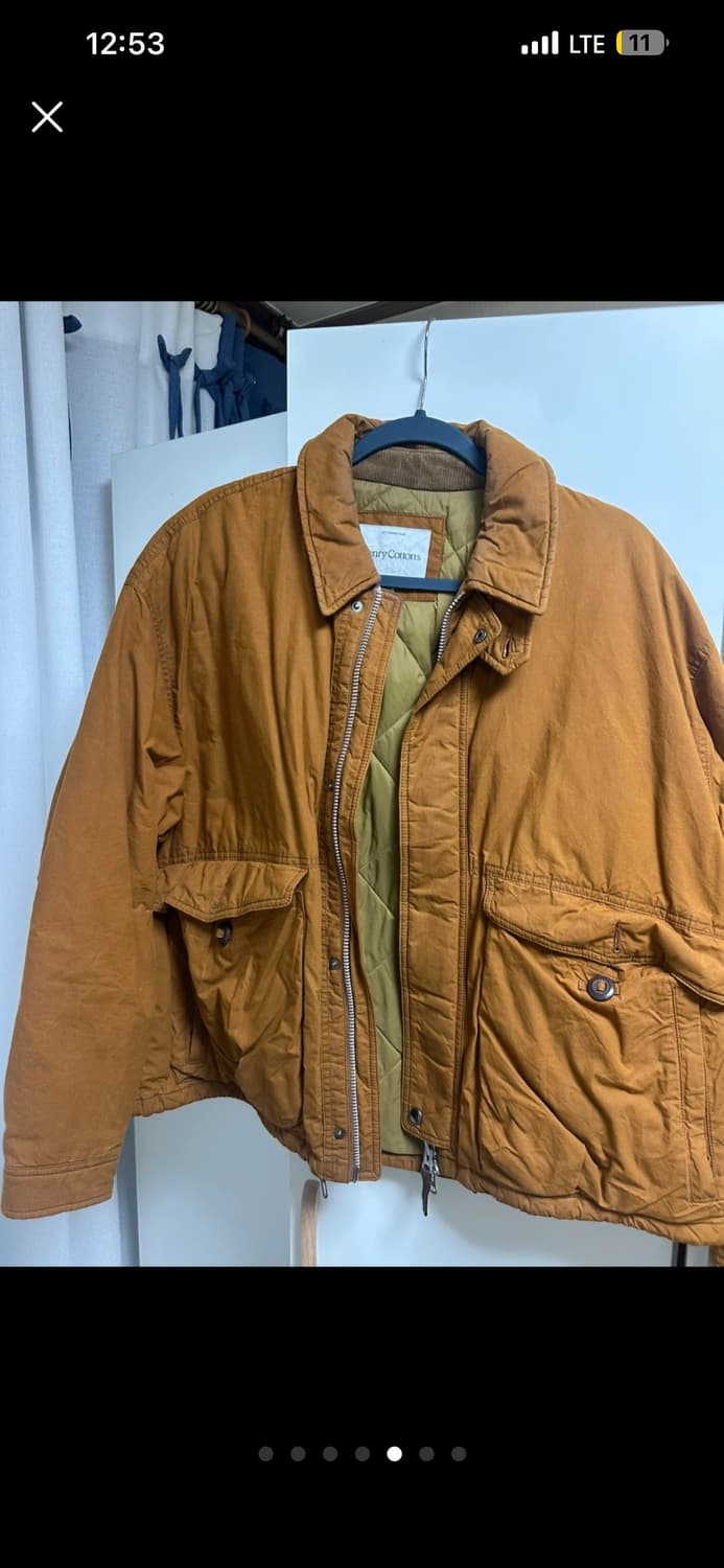 헨리코튼 FFC 왁스자켓 피셔맨 XL 황금사이즈 팔아요 상품이미지5