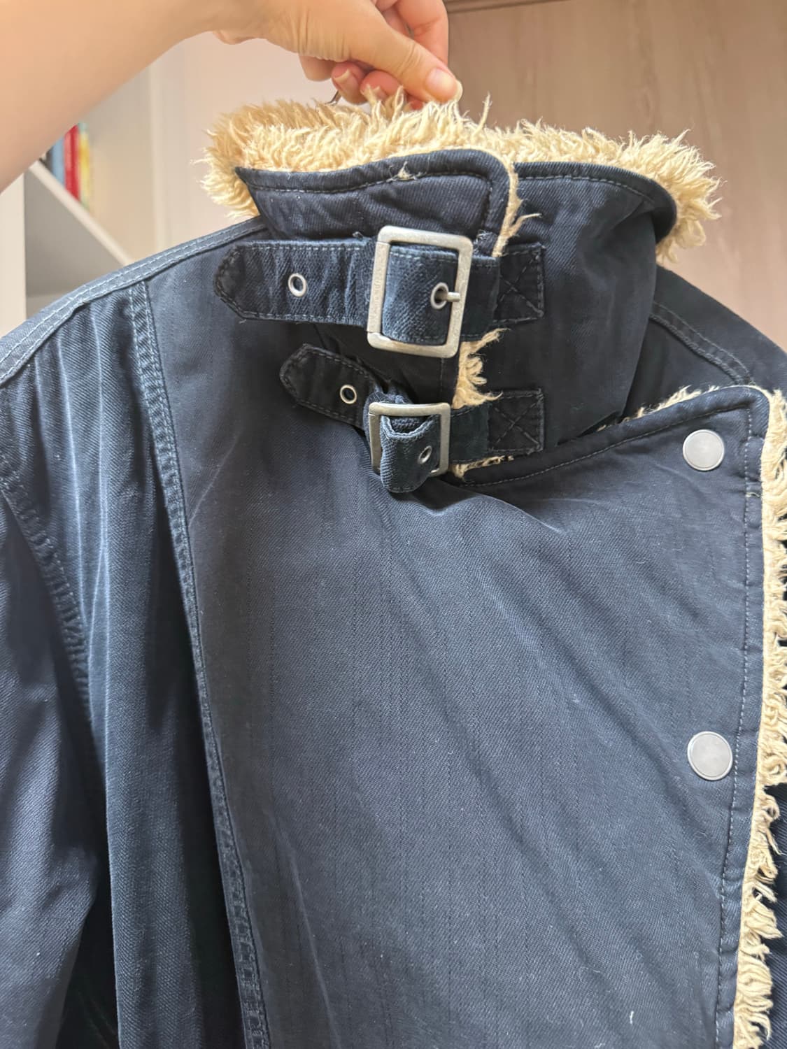 Free people 보호 네이비 자캣 상품이미지5